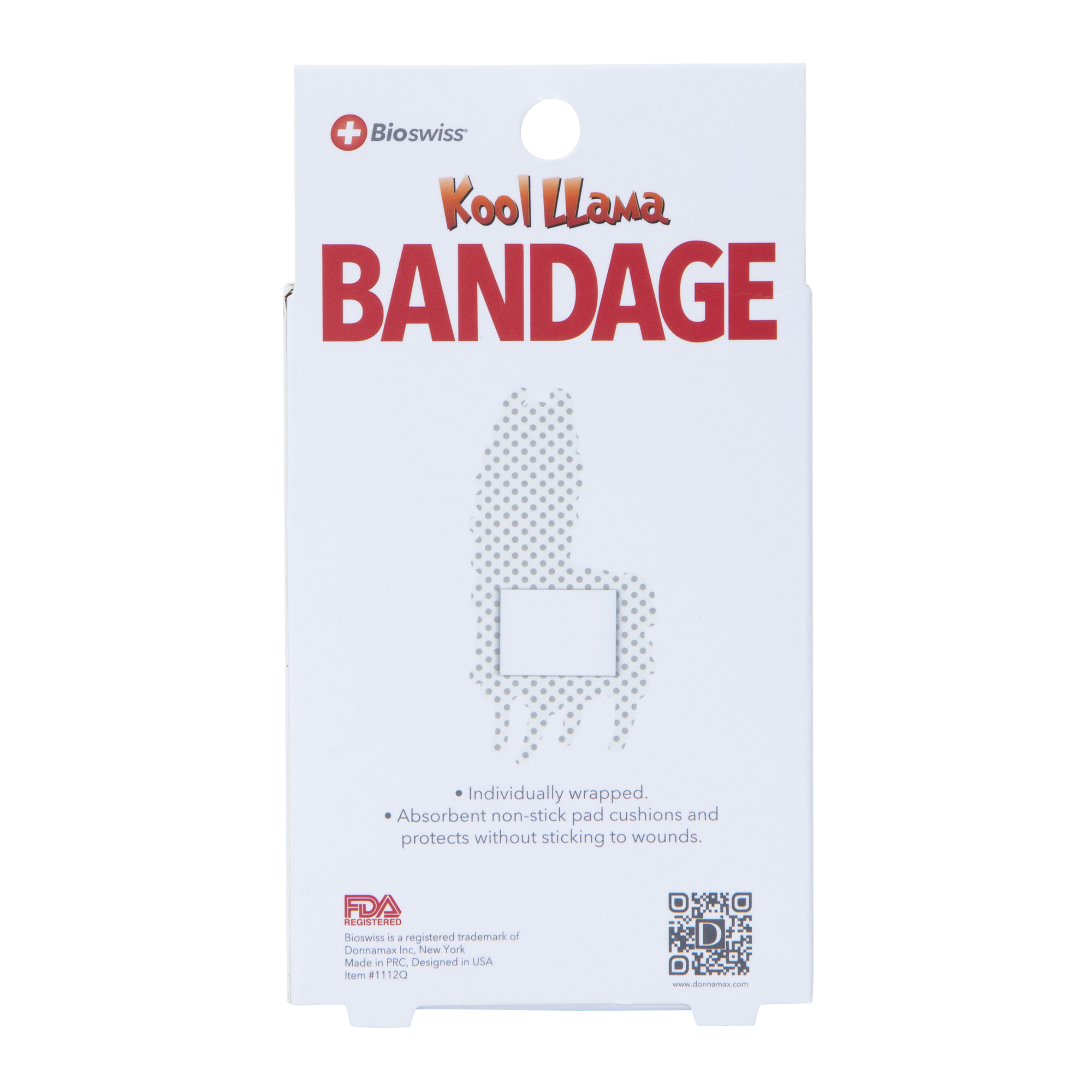 Bioswiss® Kool Llama Adhesive Bandages 24-Count