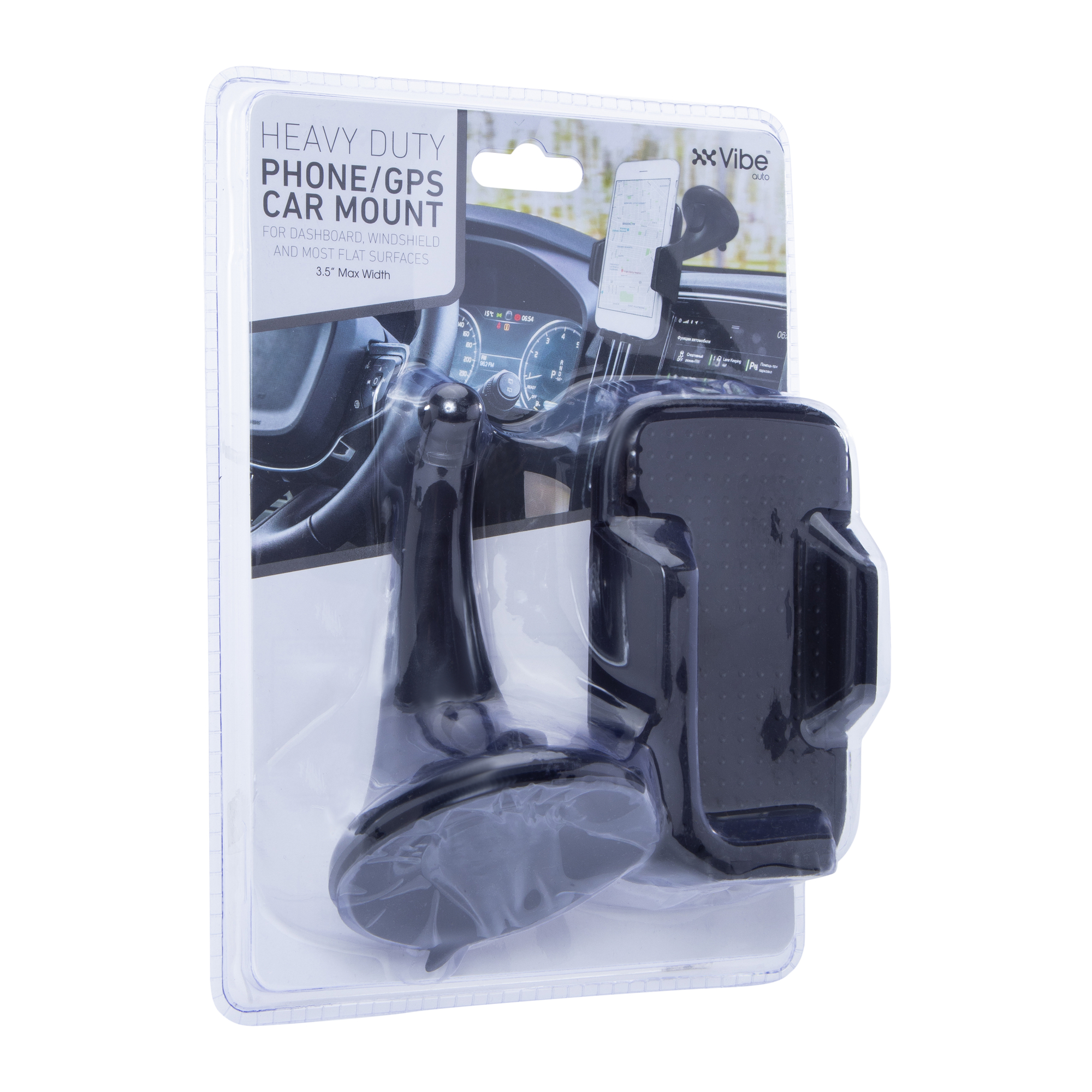 Heavy-Duty Phone/Gps Suction Car Mount