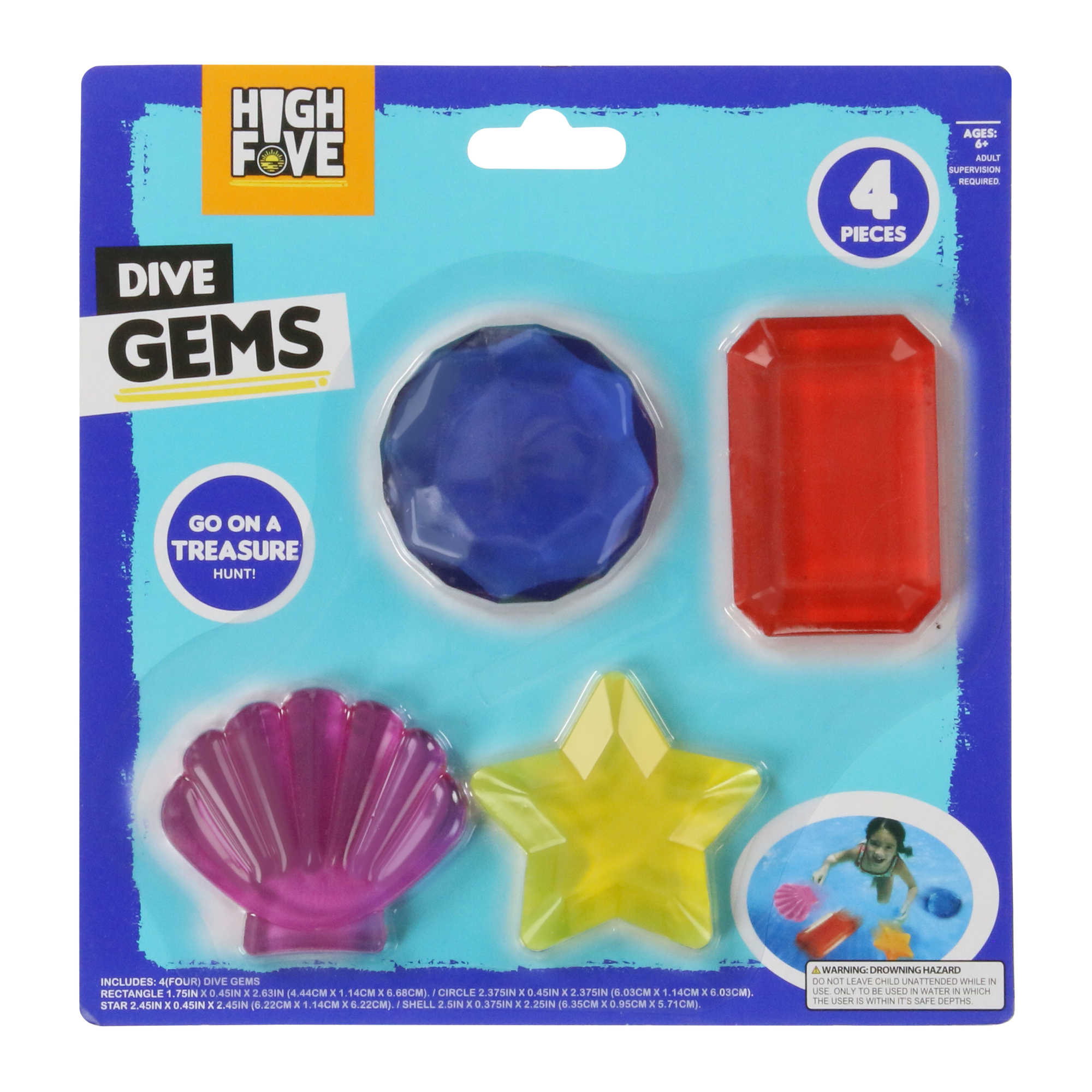 Banzai® Precious Gem & Treasure Dive Stones