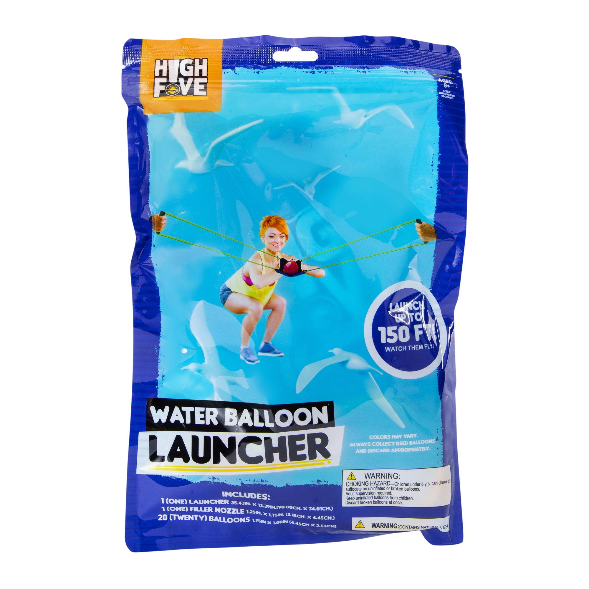 Water Balloon Launcher w/ 20-Count Balloons