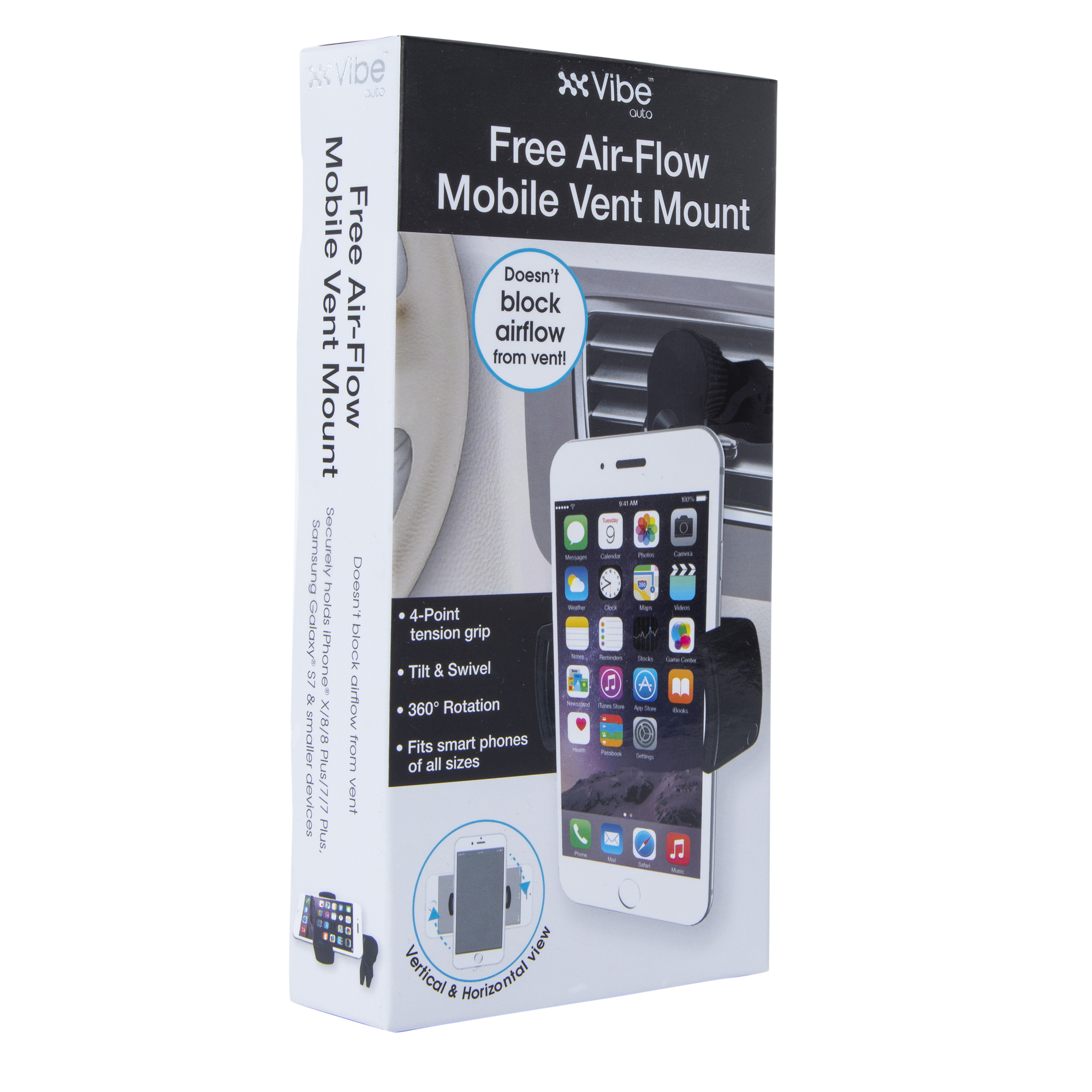 Free Air-Flow Mobile Phone Vent Mount
