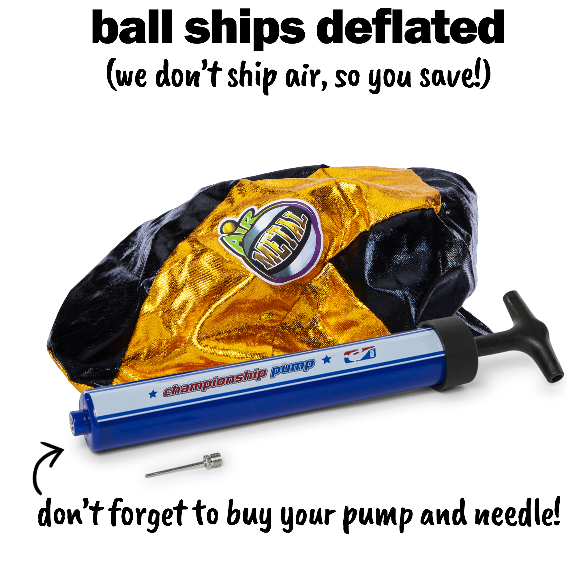 8in Metallic Play Ball