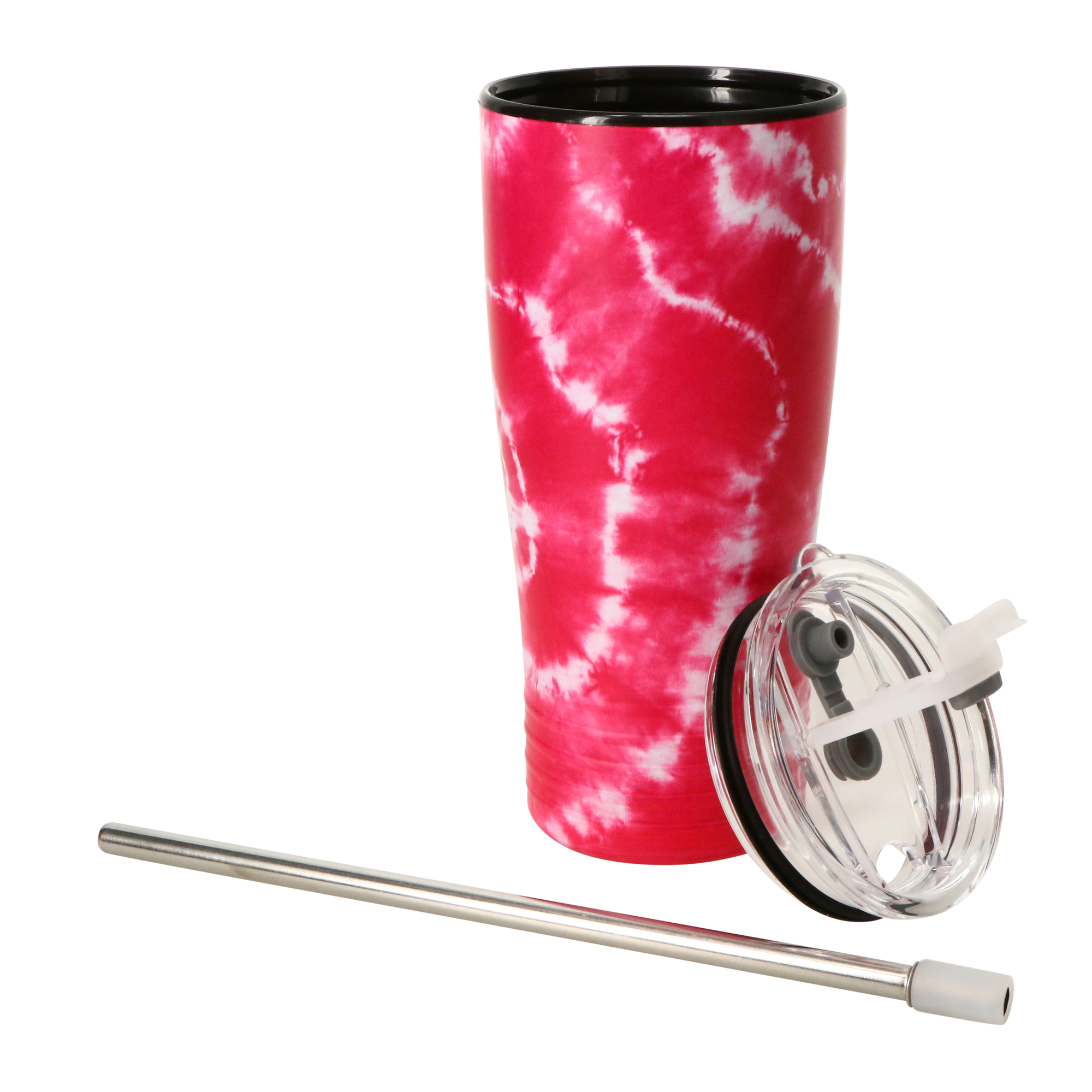 Tie Dye Tumbler With Straw 20oz