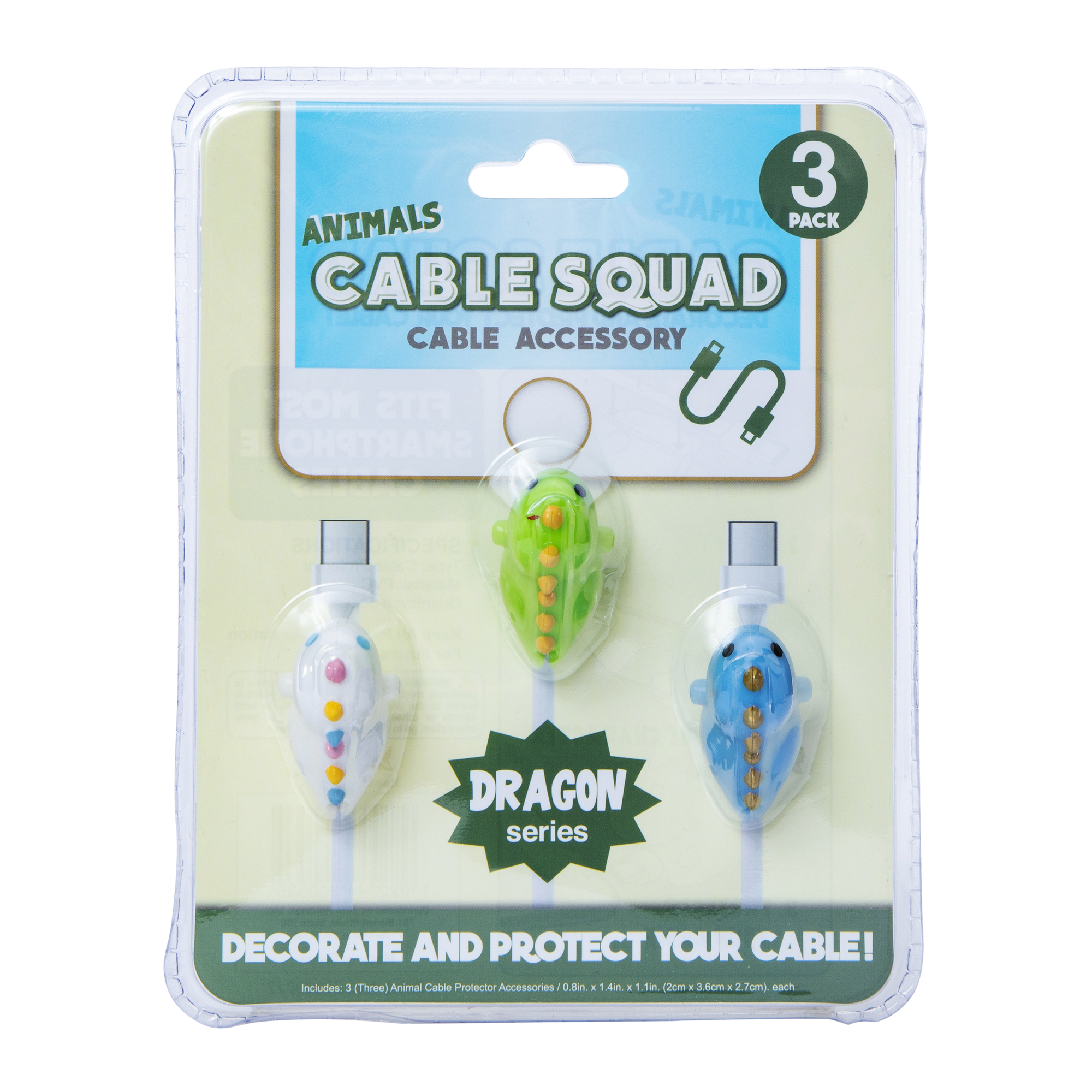 Cable Squad Dragon Cable Accessories 3-Pack