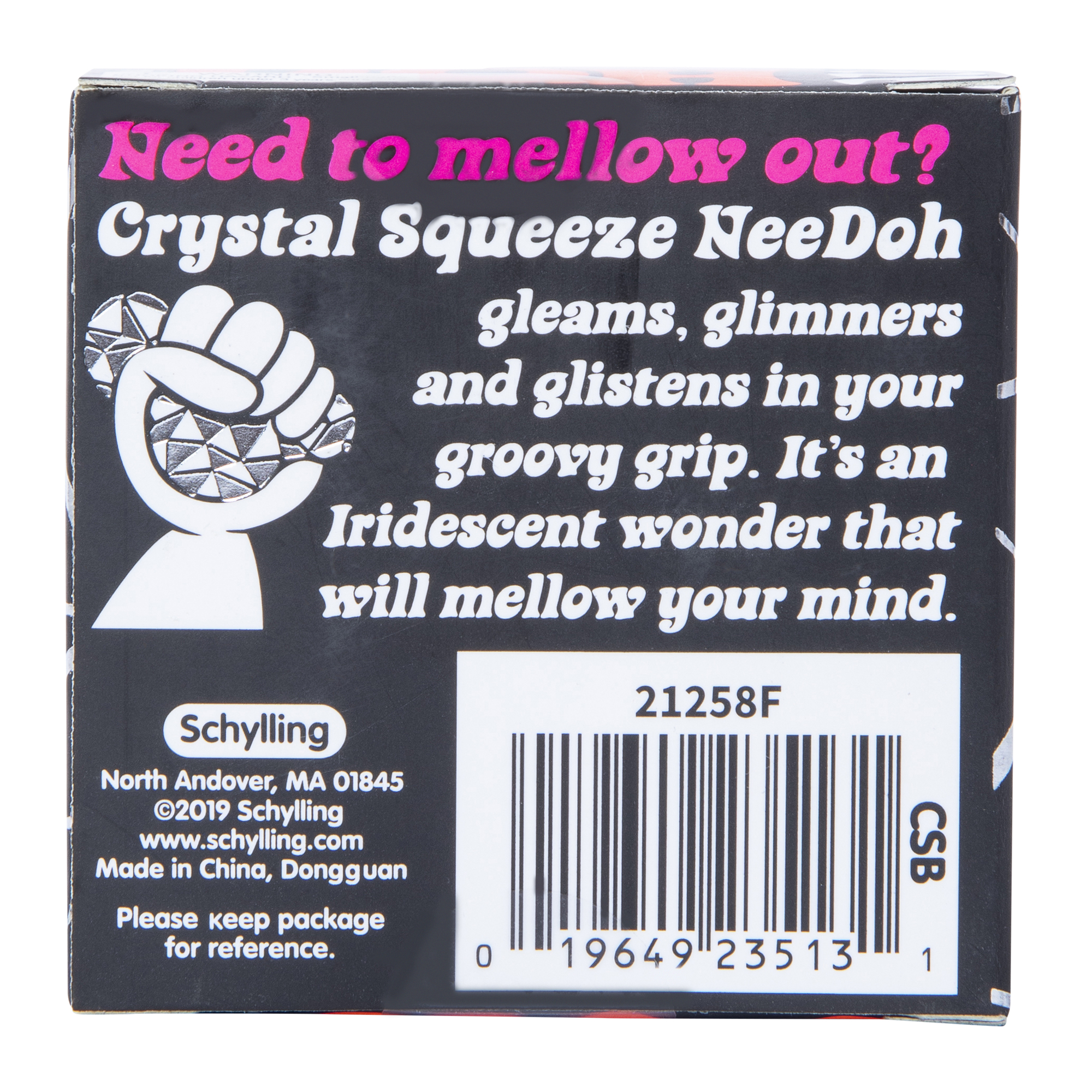Schylling Crystal Nee Doh™ Squeeze Ball 2.5in