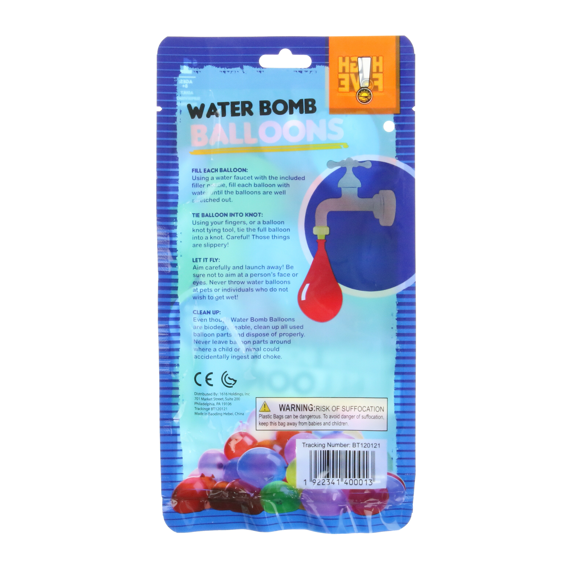 100-Count Water Bomb Balloons Set