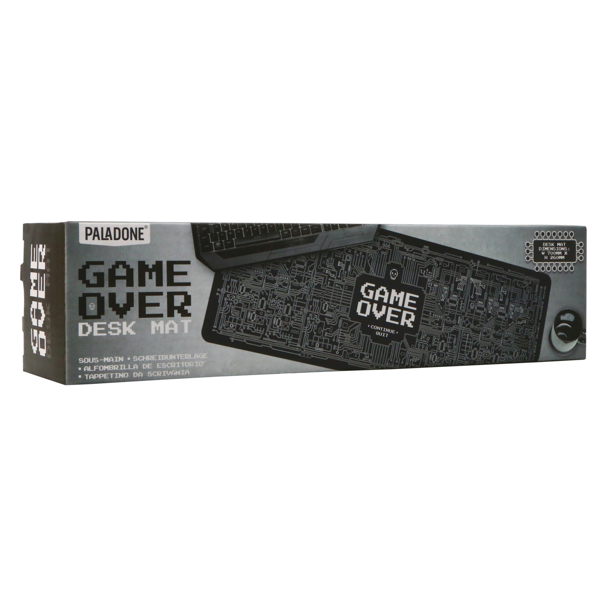 Game Over' Gaming Desk Mat 27.5in x 10.2in