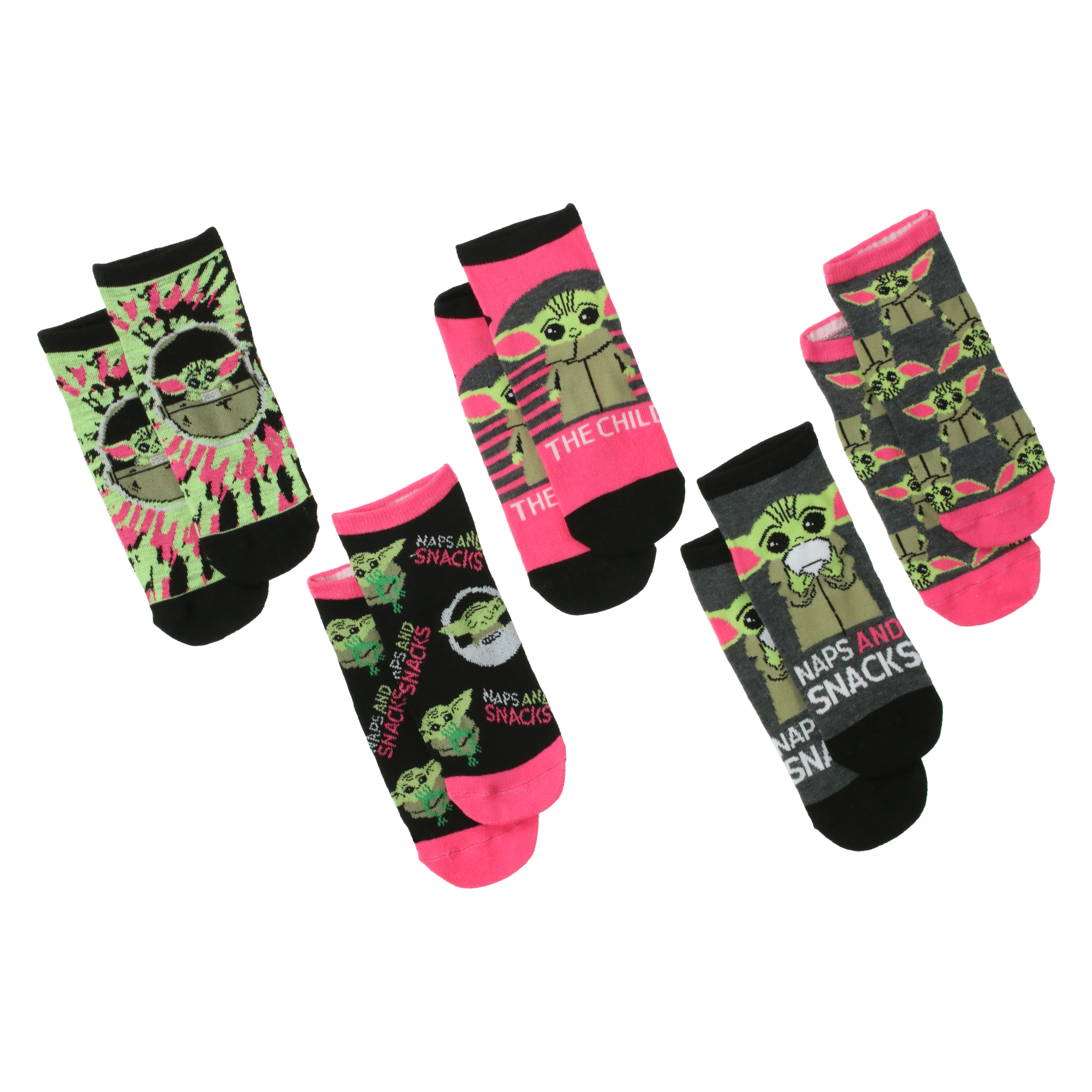 Juniors The Mandalorian™ The Child™ Lowcut Socks 5-Pack