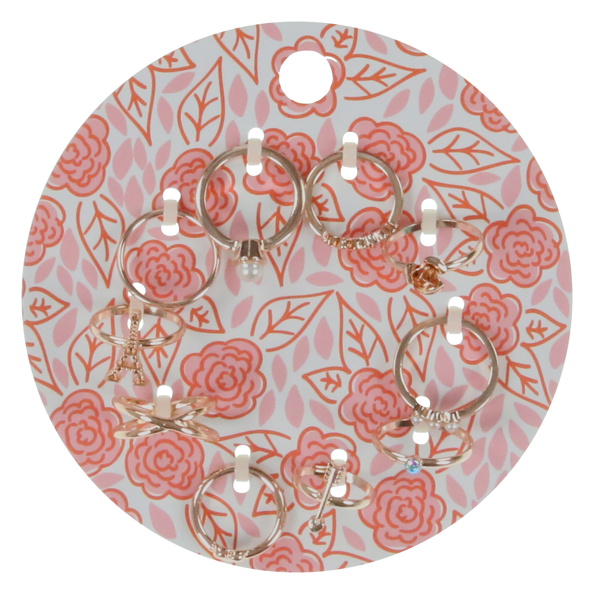 La Vie En Rose 10-Piece Rose Gold Ring Set
