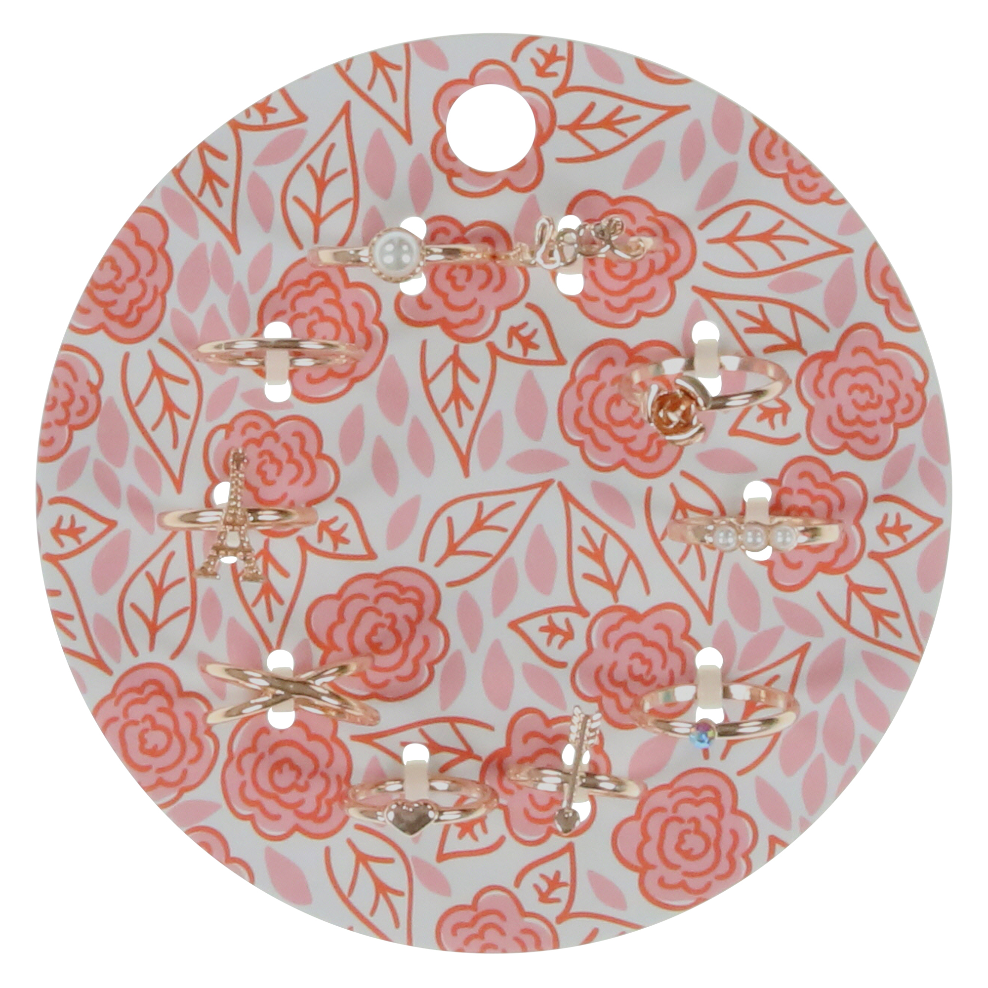 La Vie En Rose 10-Piece Rose Gold Ring Set