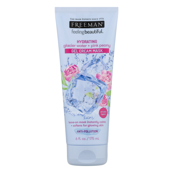 Freeman® Feeling Beautiful™ Hydrating Anti-Pollution Mask w/ Glacier Water & Pink Peony