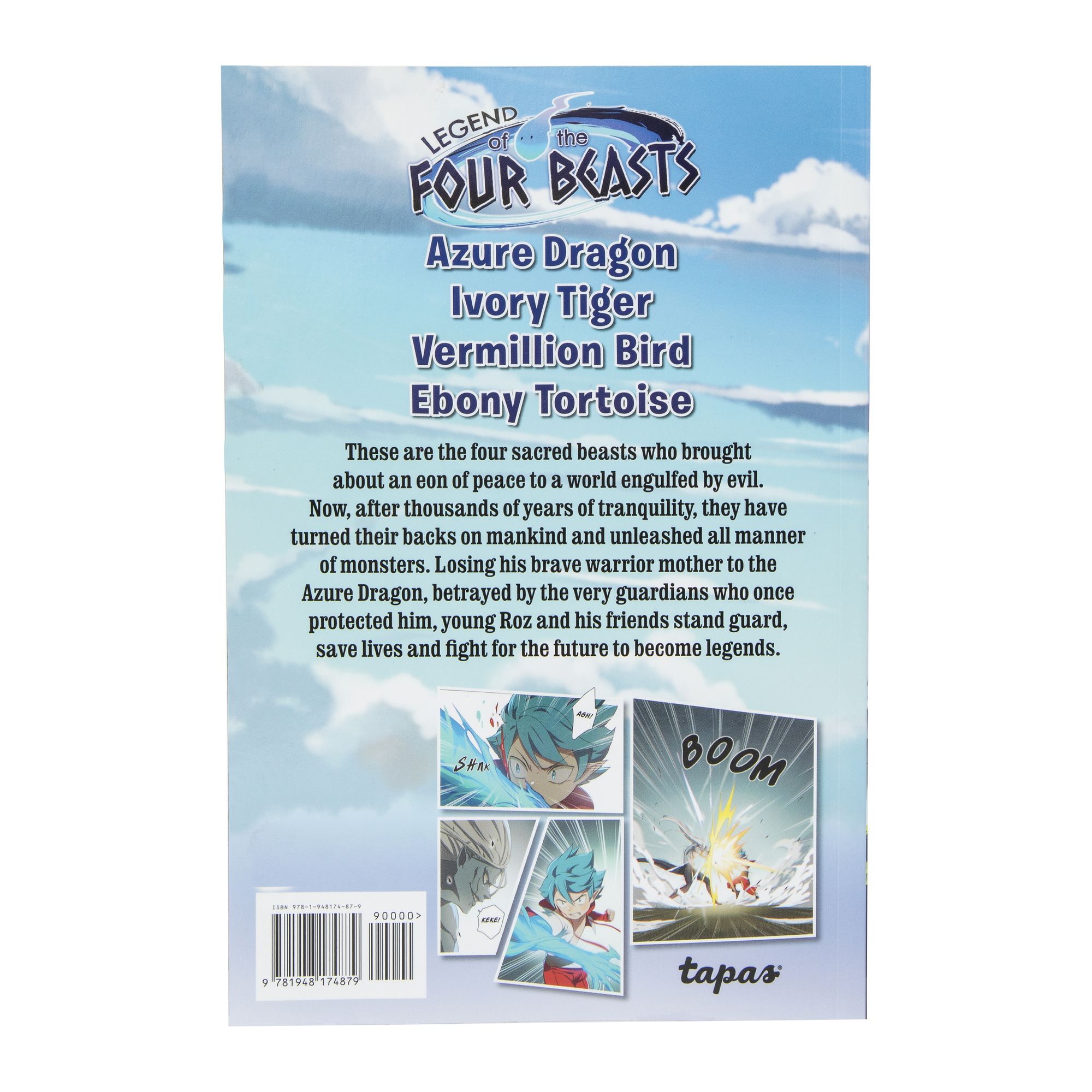Legend Of The Four Beasts Manga Book By Miin