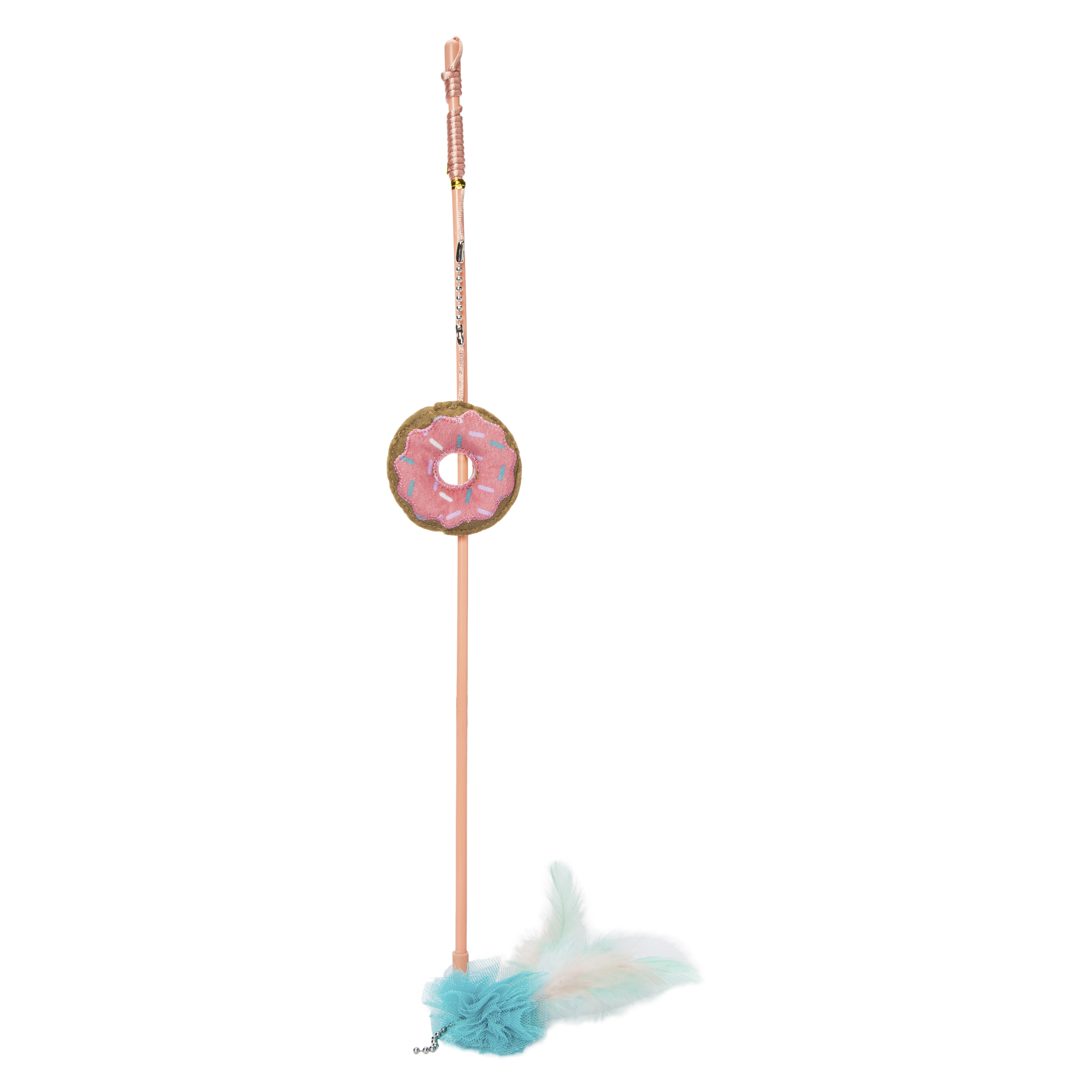 Wand Cat Toy With Donut Teaser 18in