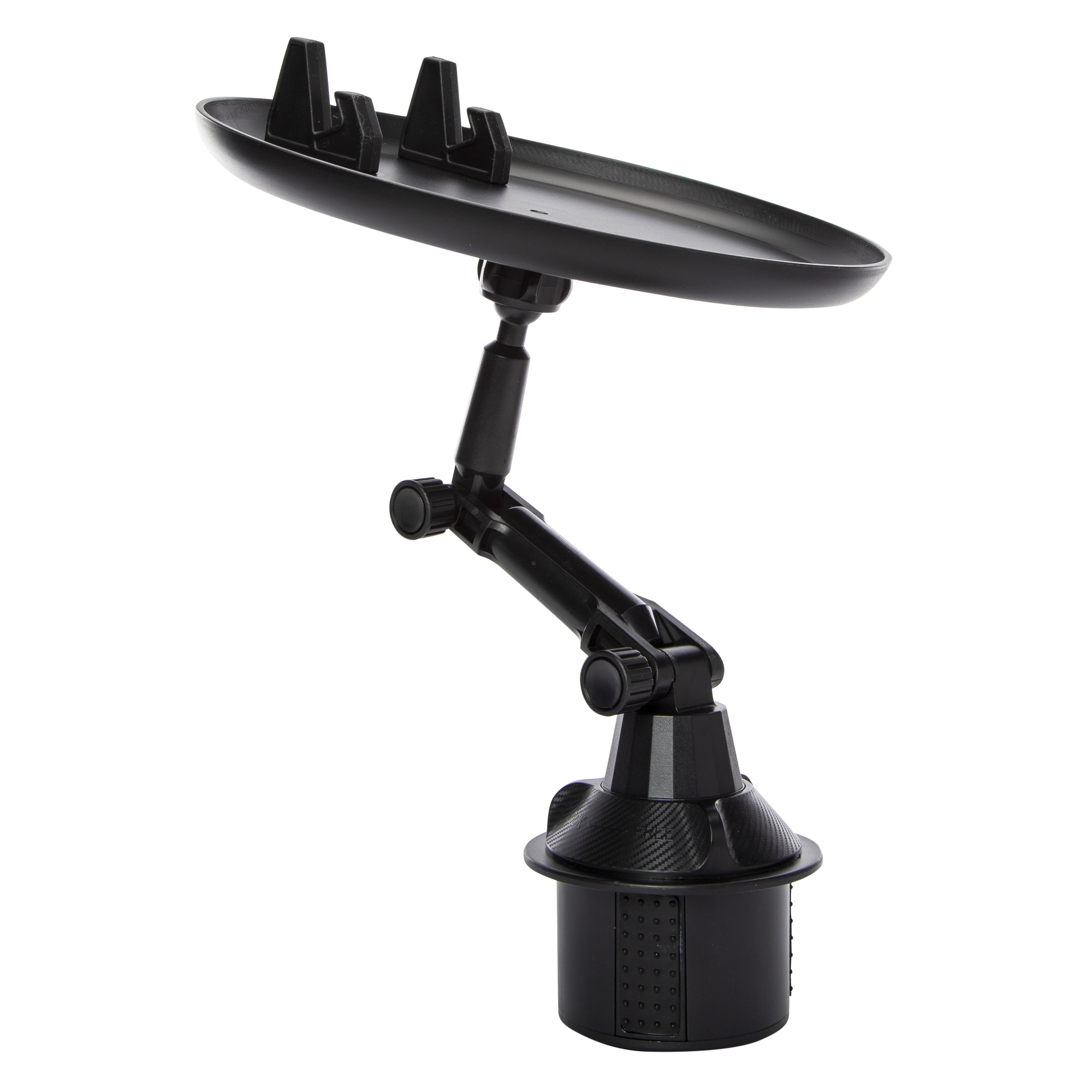 Adjustable Car Tray + Phone Holder For Car Cup Holder