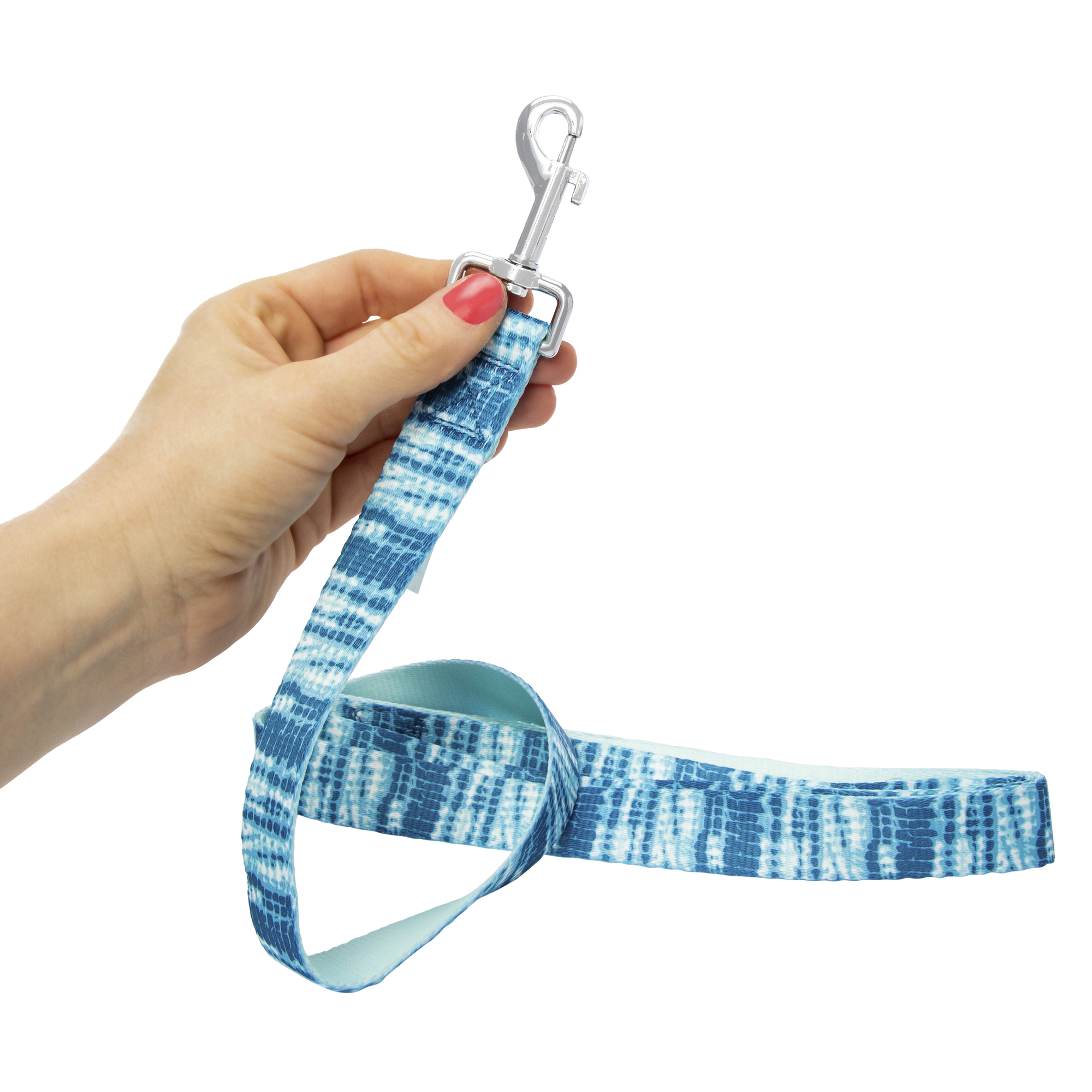 4ft Blue Tie Dye Dog Leash