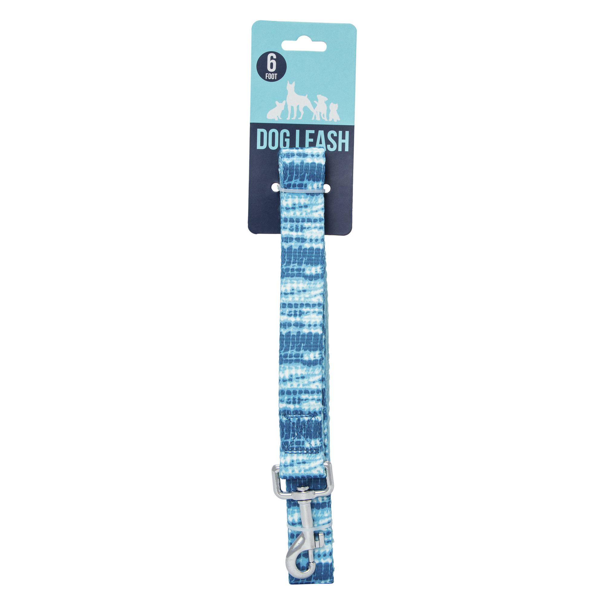 4ft Blue Tie Dye Dog Leash