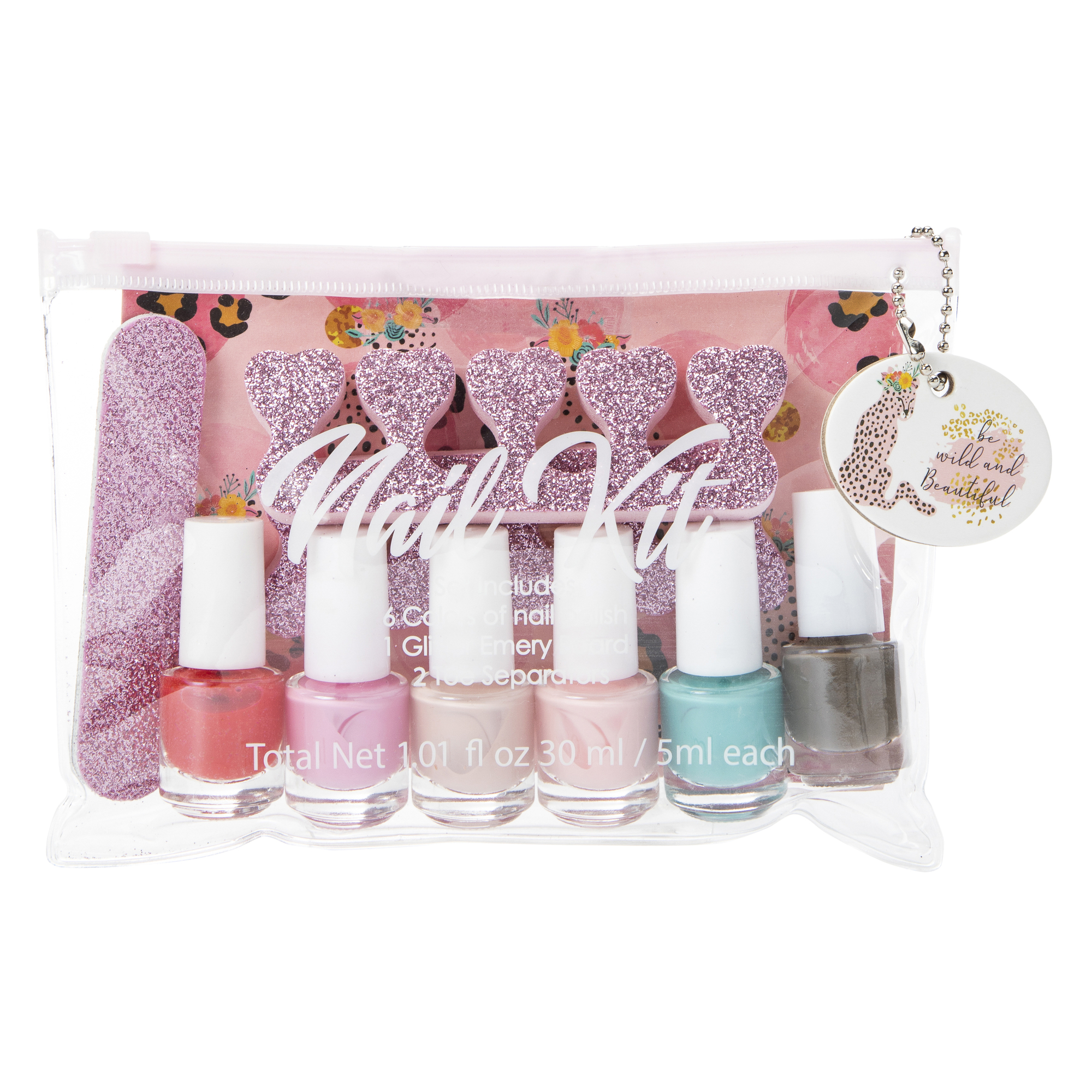 10-Piece Nail Kit With Polish & Accessories