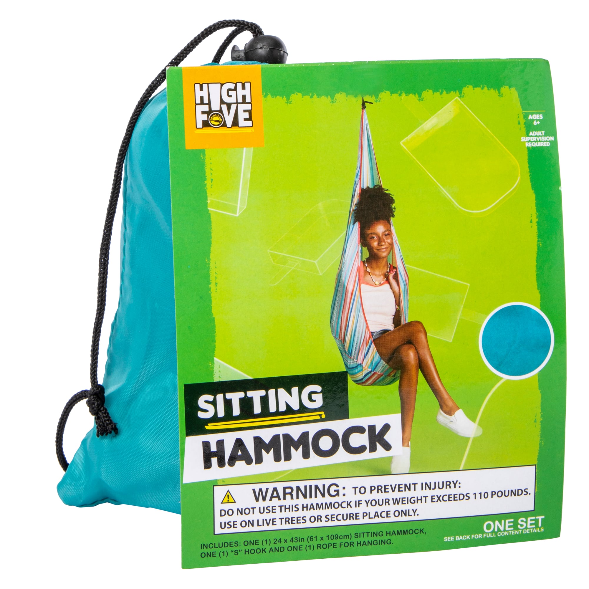 Blue Sitting Hammock 24in x 43in