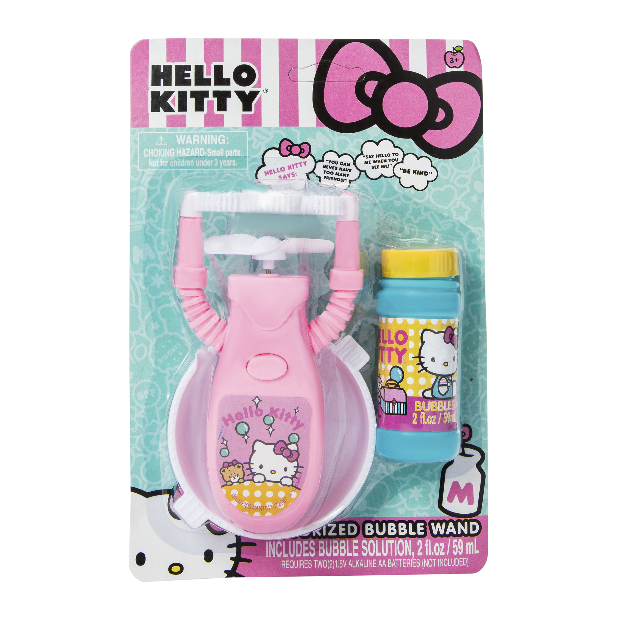 Hello Kitty® Motorized Bubble Wand & Bubble Solution