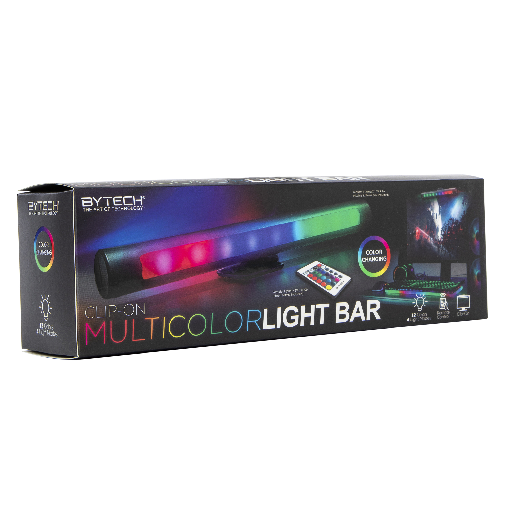 Clip-On Multicolor Color Change LED Light Bar