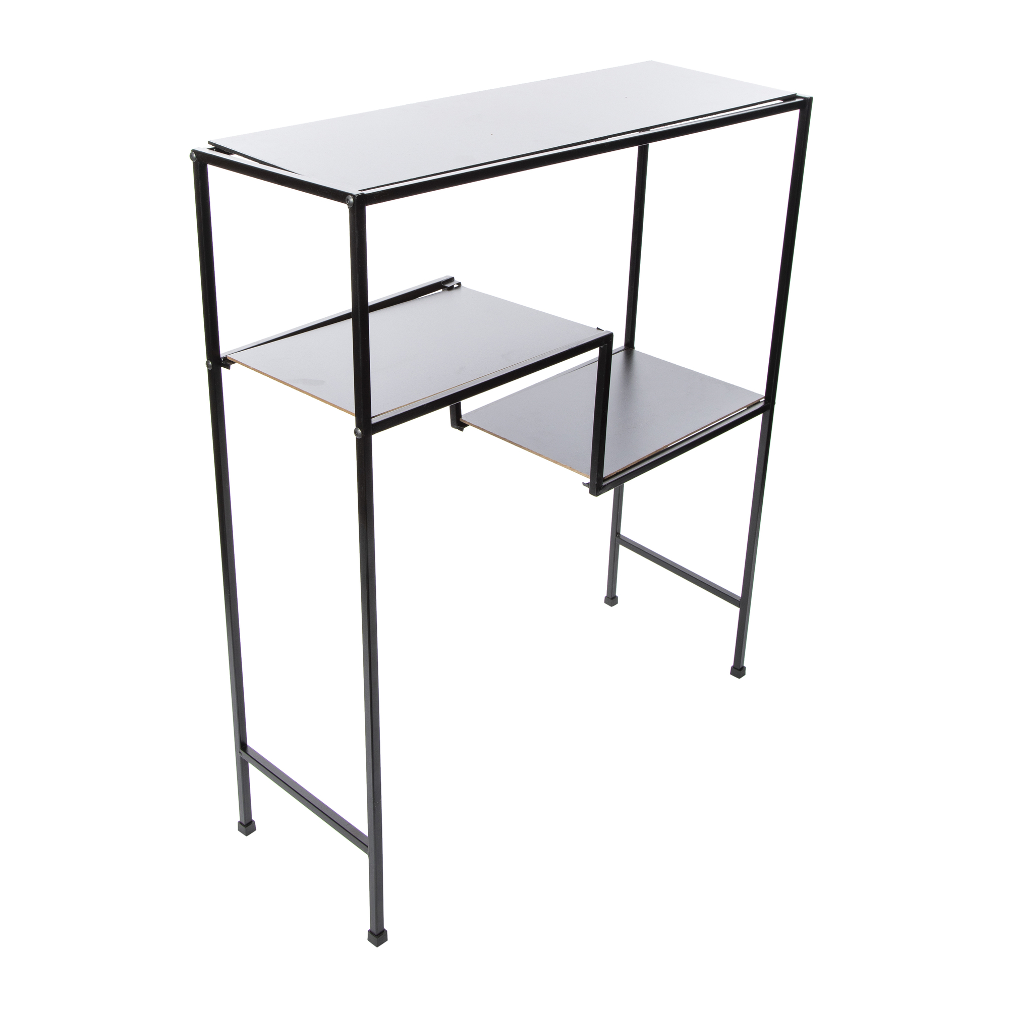 Console Accent Table With Shelves 24in x 29in