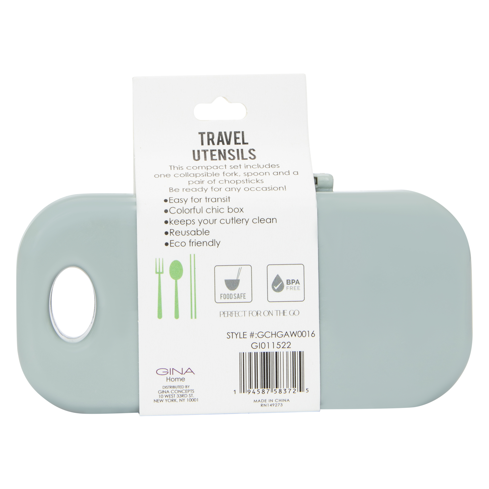 Travel Food Utensils Set With Case