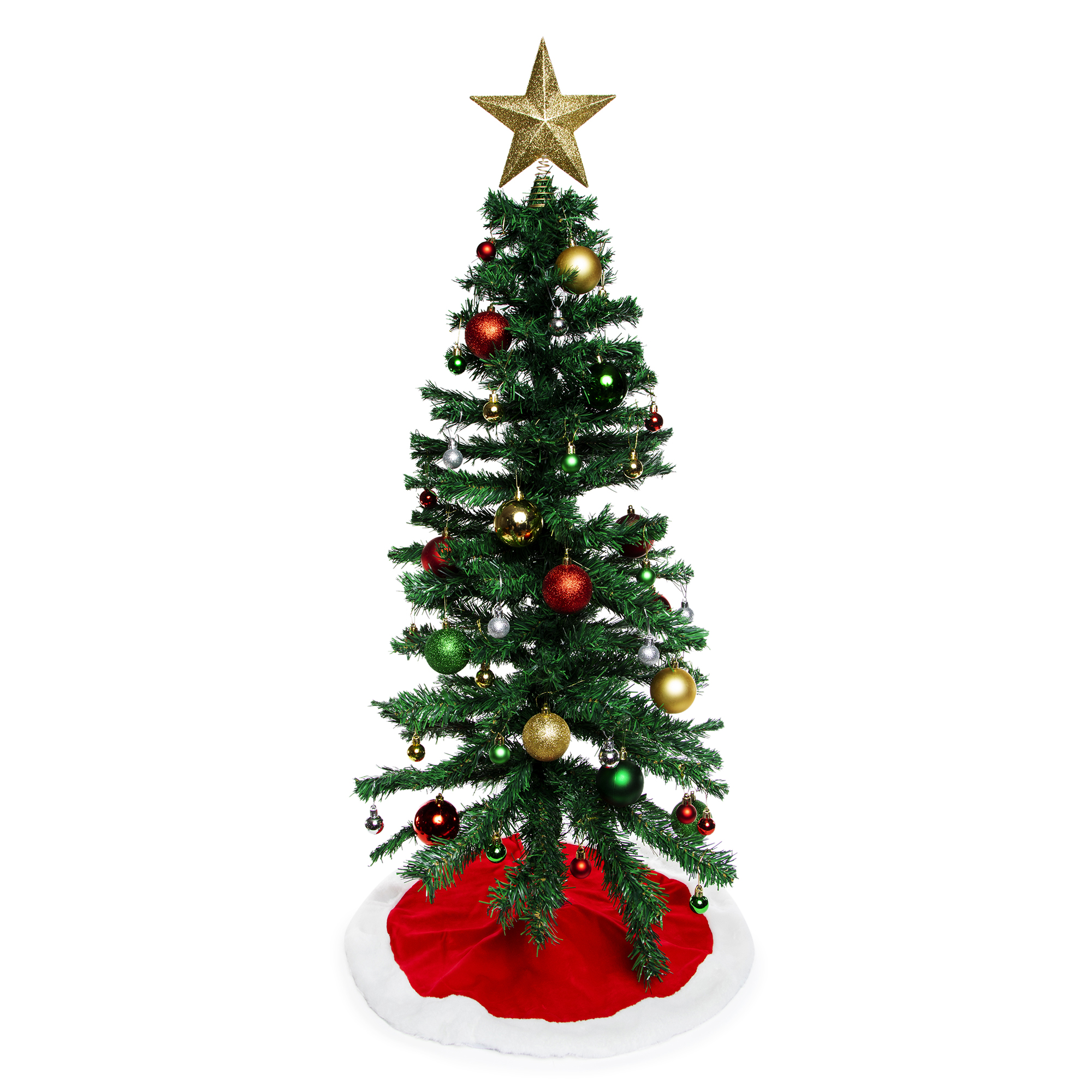 4ft Plastic Green Christmas Tree