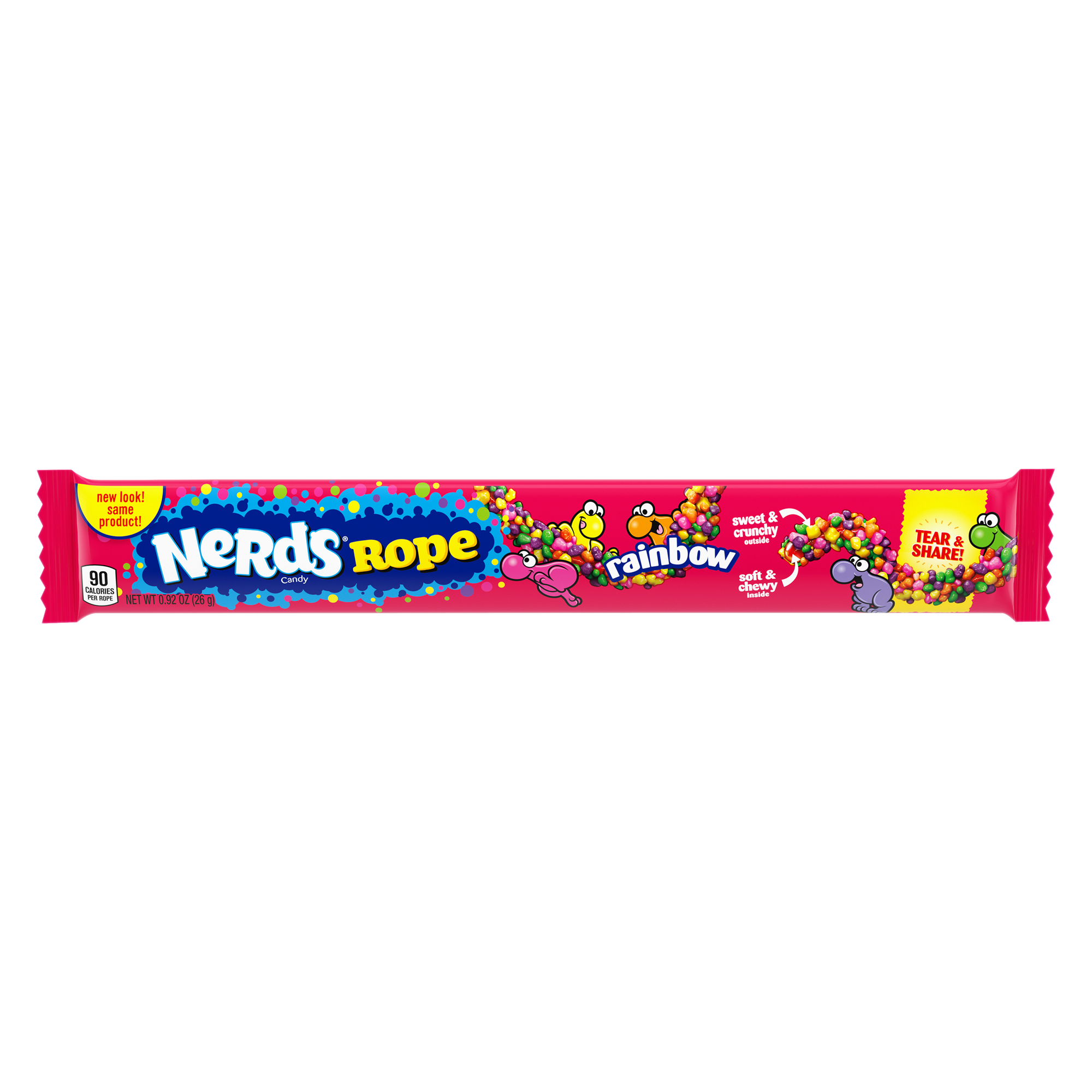 Rainbow Nerds® Rope Candy Tear & Share Candy