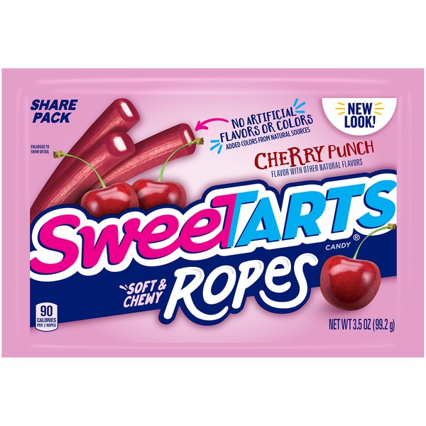 Sweetarts® Cherry Punch Soft & Chewy Ropes Share Pack 3.5oz