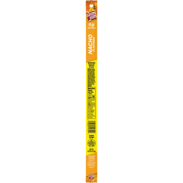 Slim Jim® Giant Slim® Nacho Flavored Smoked Snack Stick 0.97oz