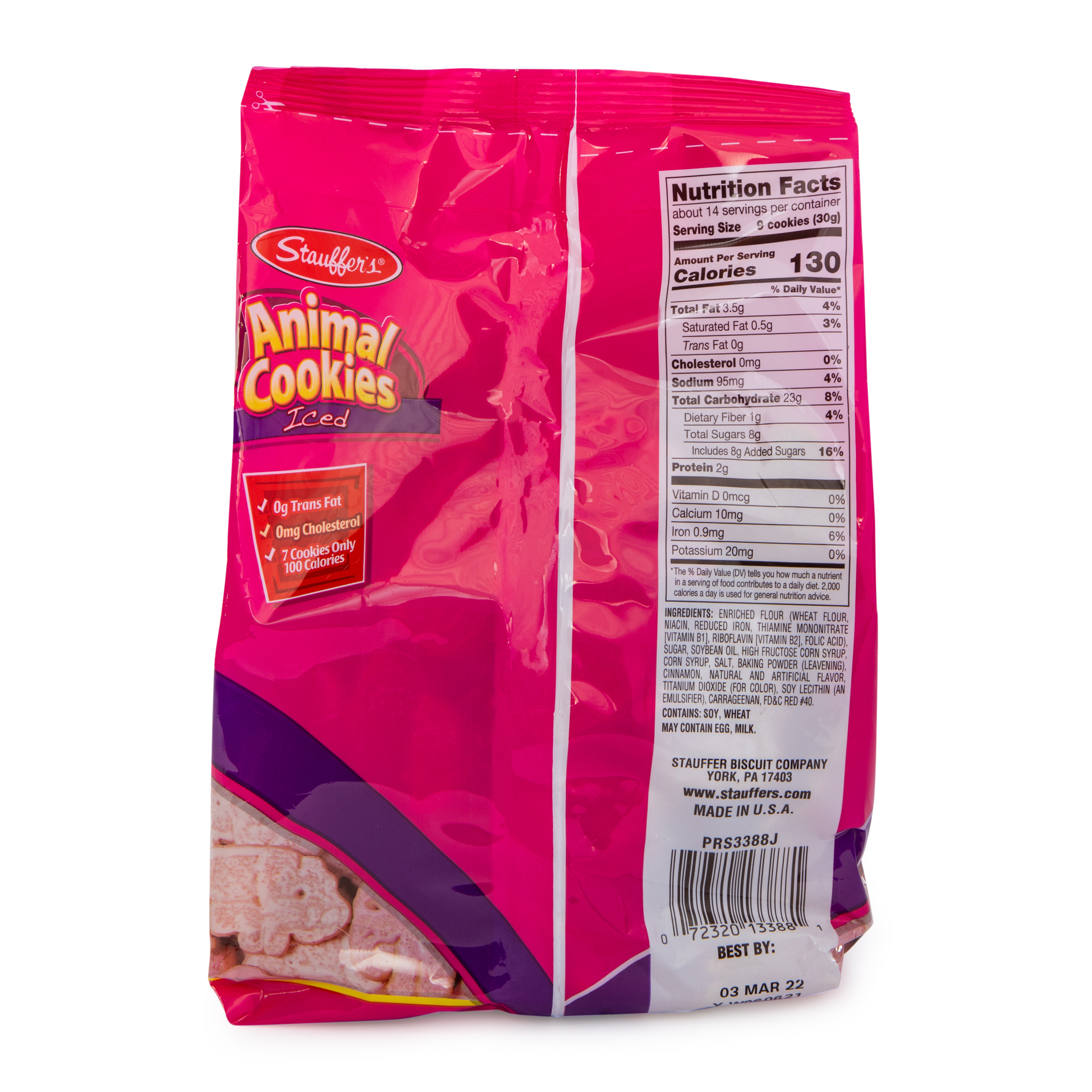 Stauffer's® Lightly Iced Animal Cookies 14.5oz