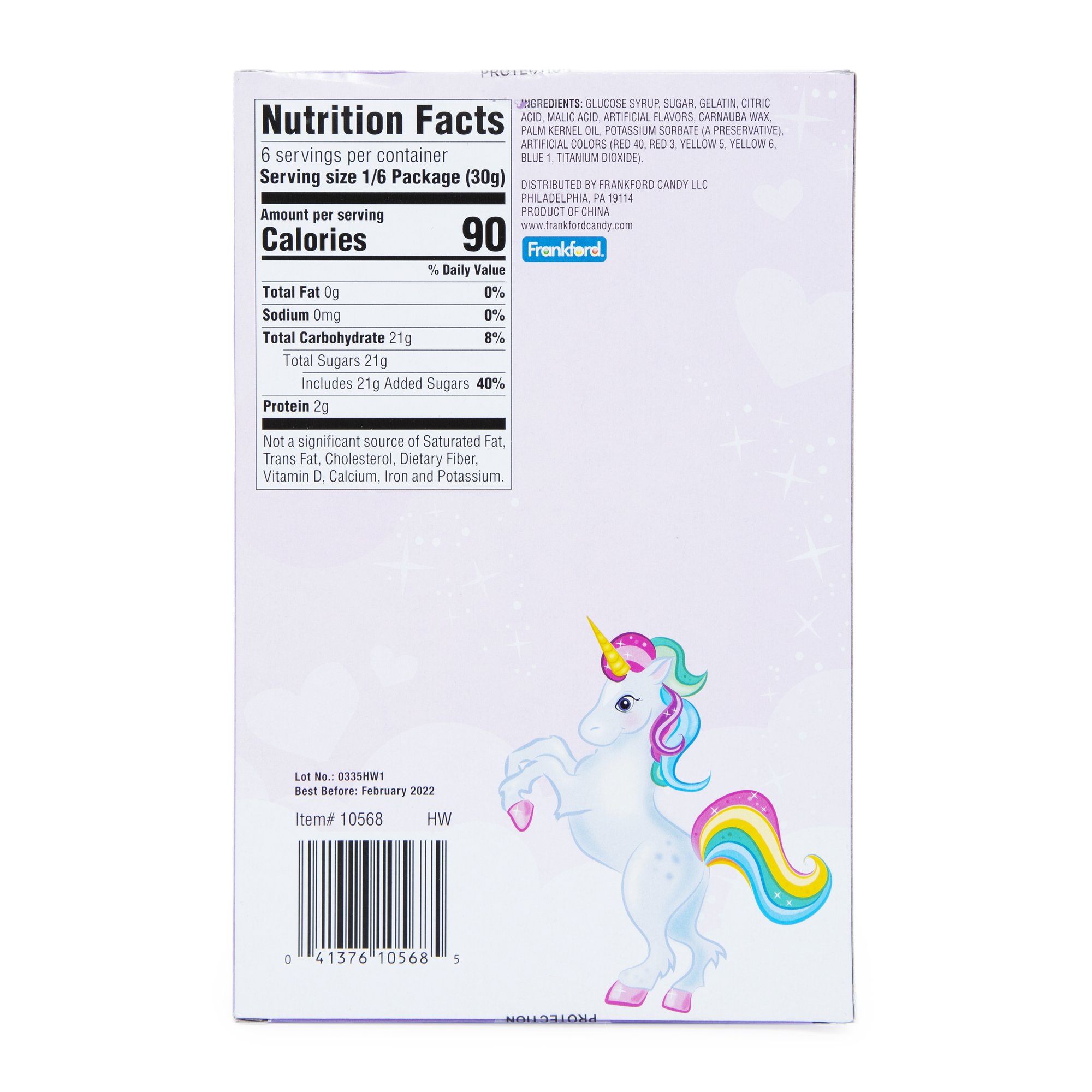 Giant Unicorn Gummy Candy 6.3oz