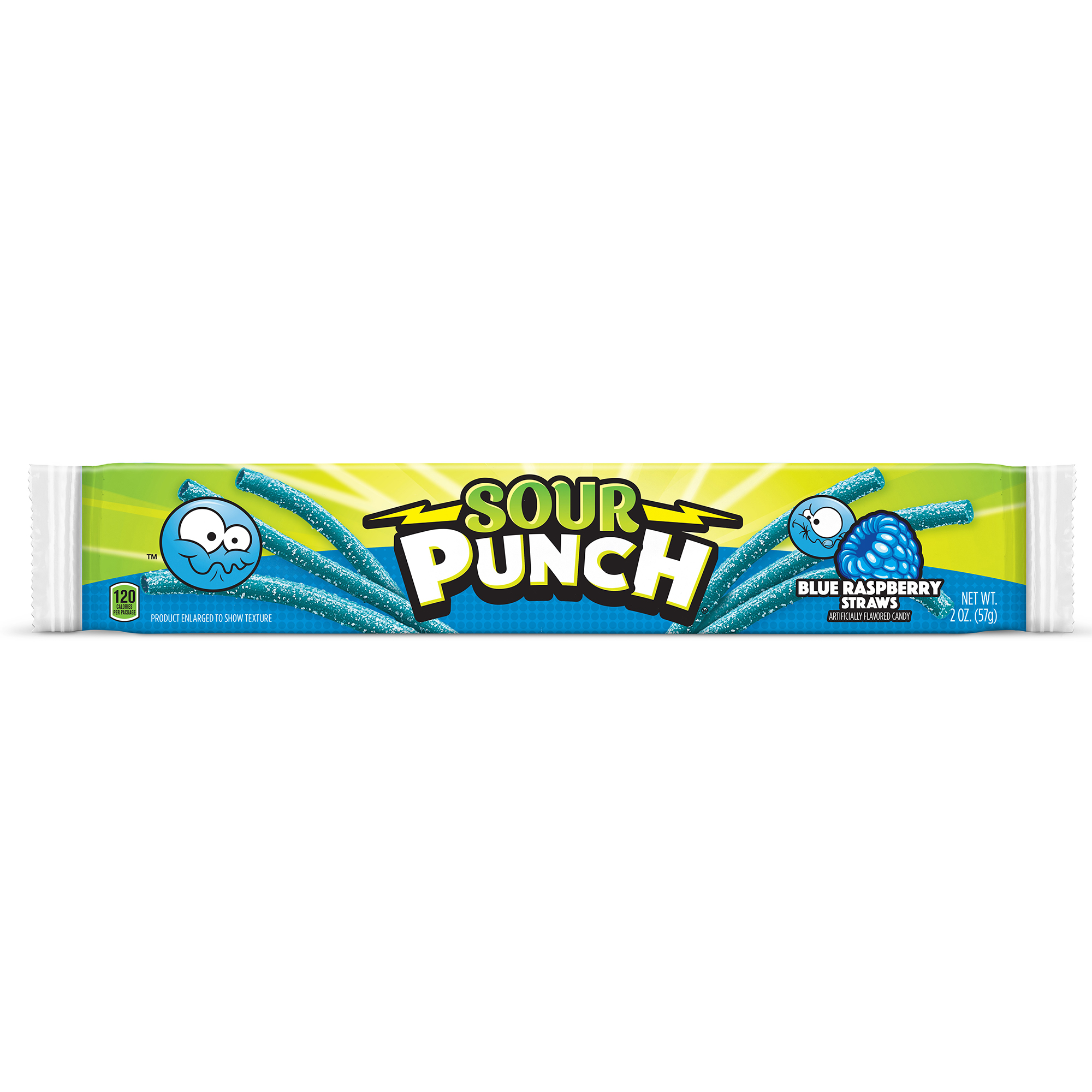 Sour Punch Straws® Blue Raspberry Candy 2oz