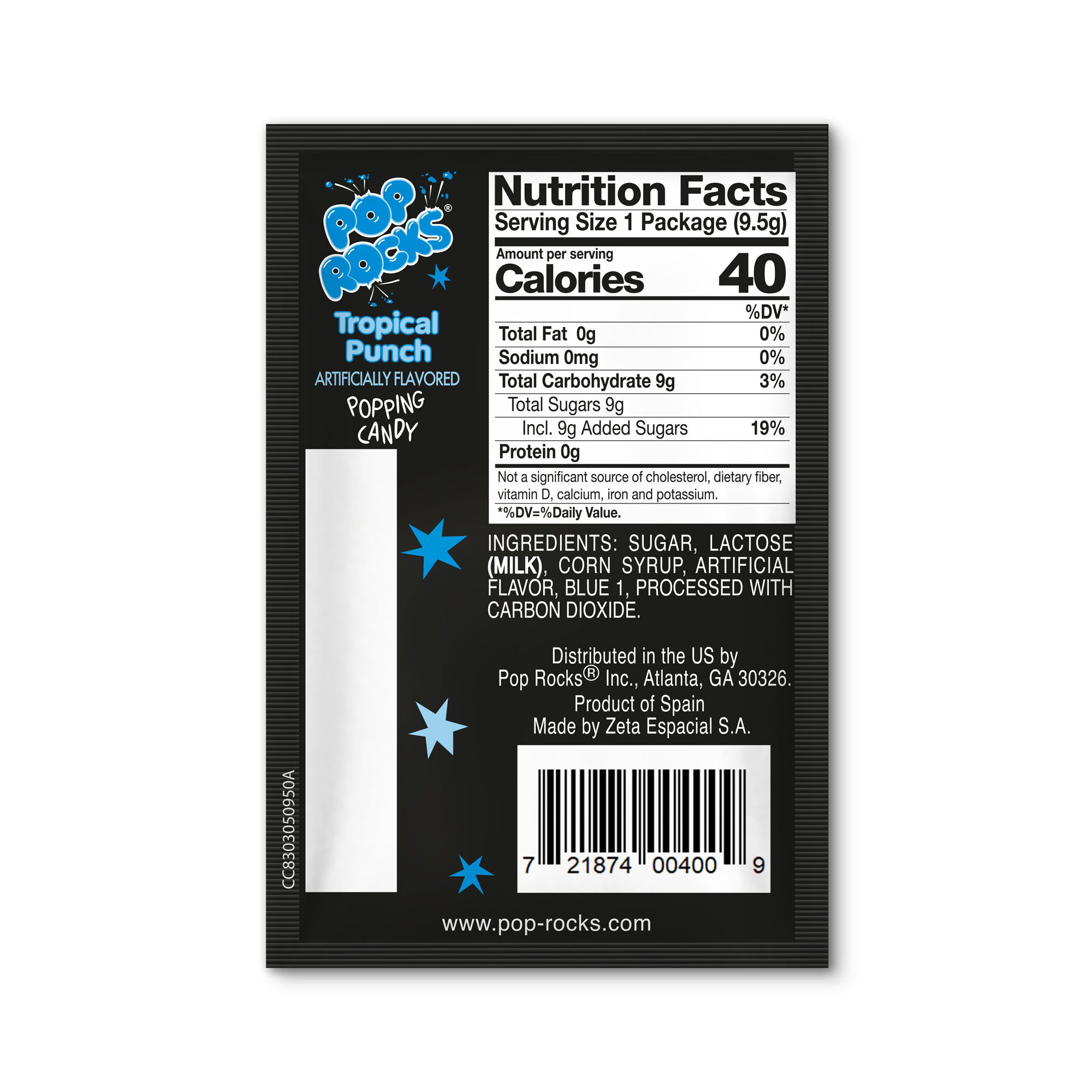 Pop Rocks® Tropical Punch Popping Candy 0.33oz