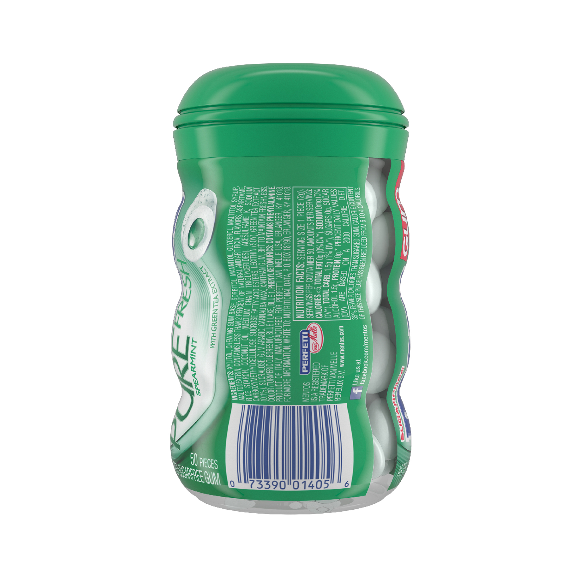 Mentos® Pure Fresh Gum - Spearmint