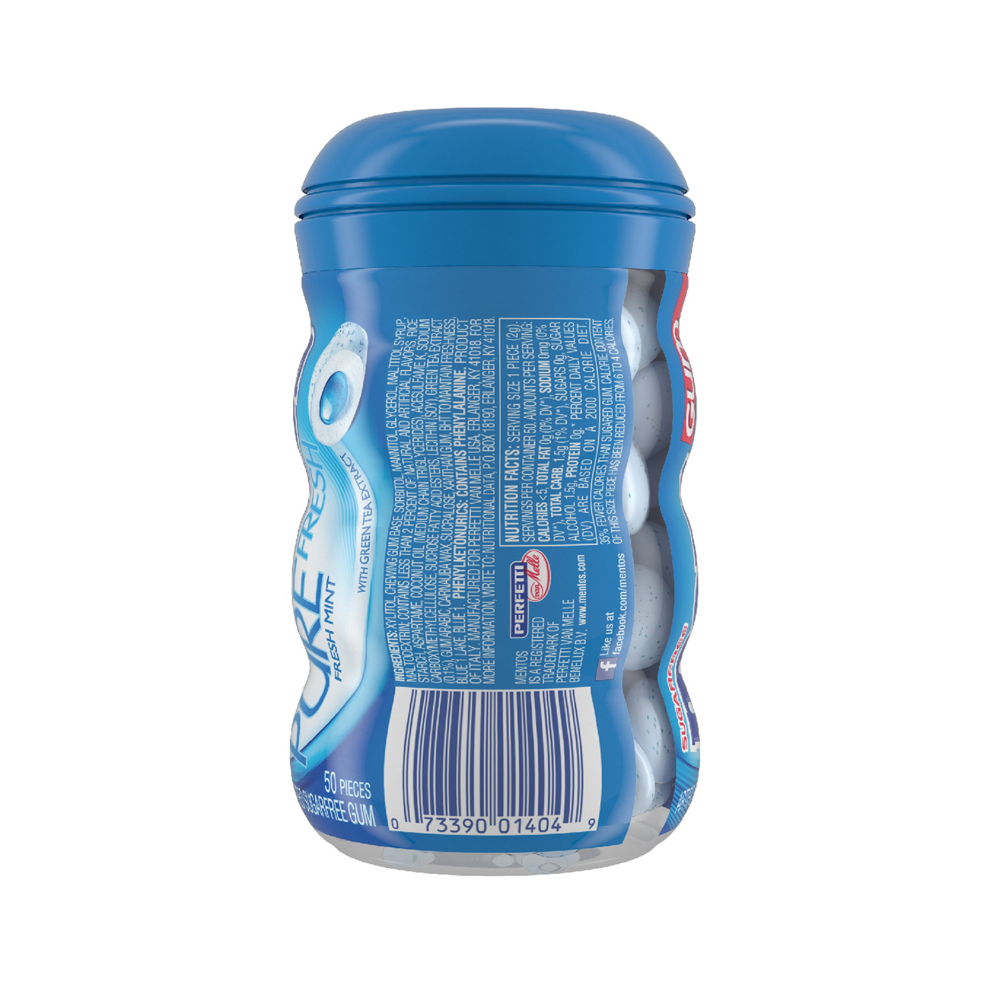 Mentos® Pure Fresh Gum - Fresh Mint