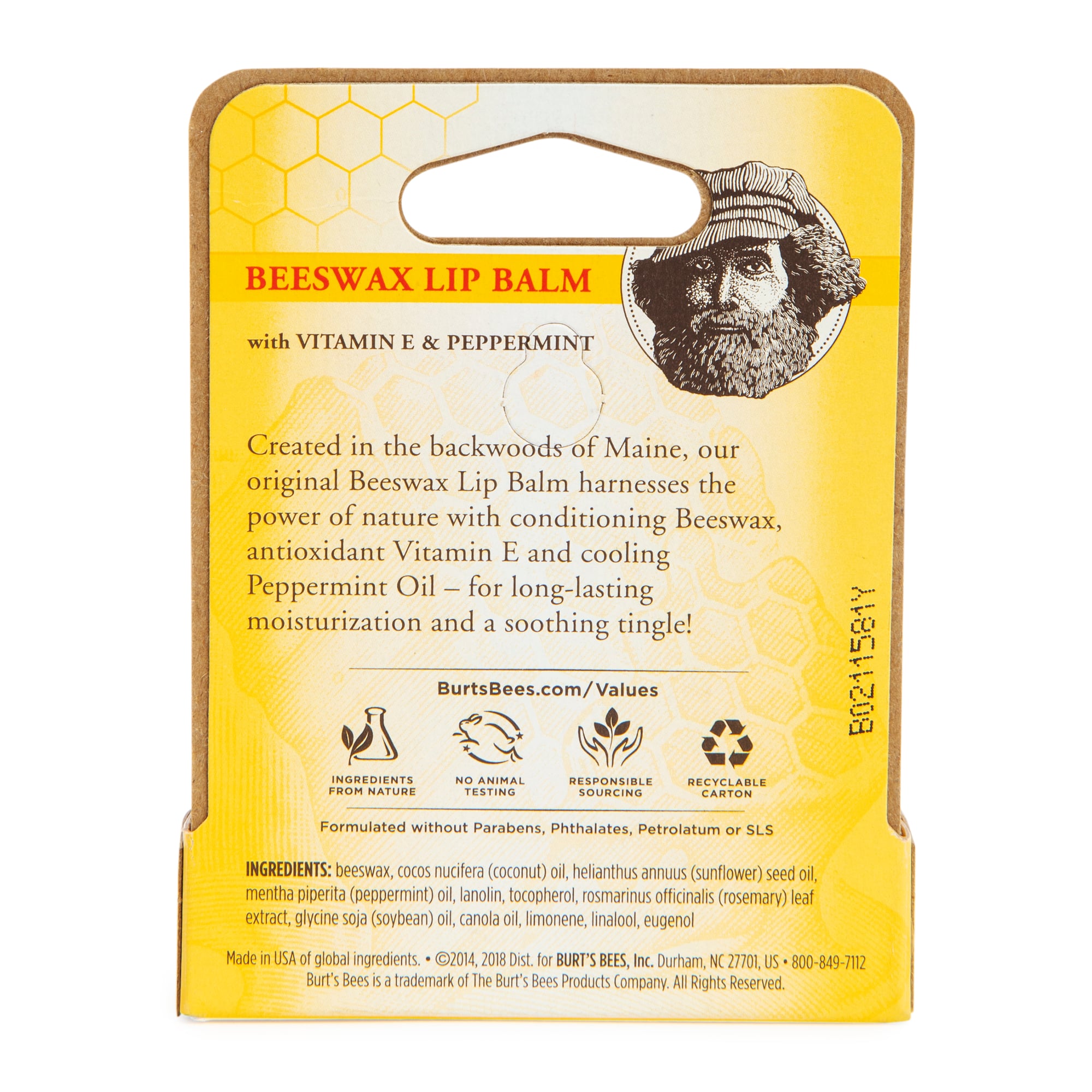 Burt's Bees® Original Beeswax Lip Balm 0.15 oz