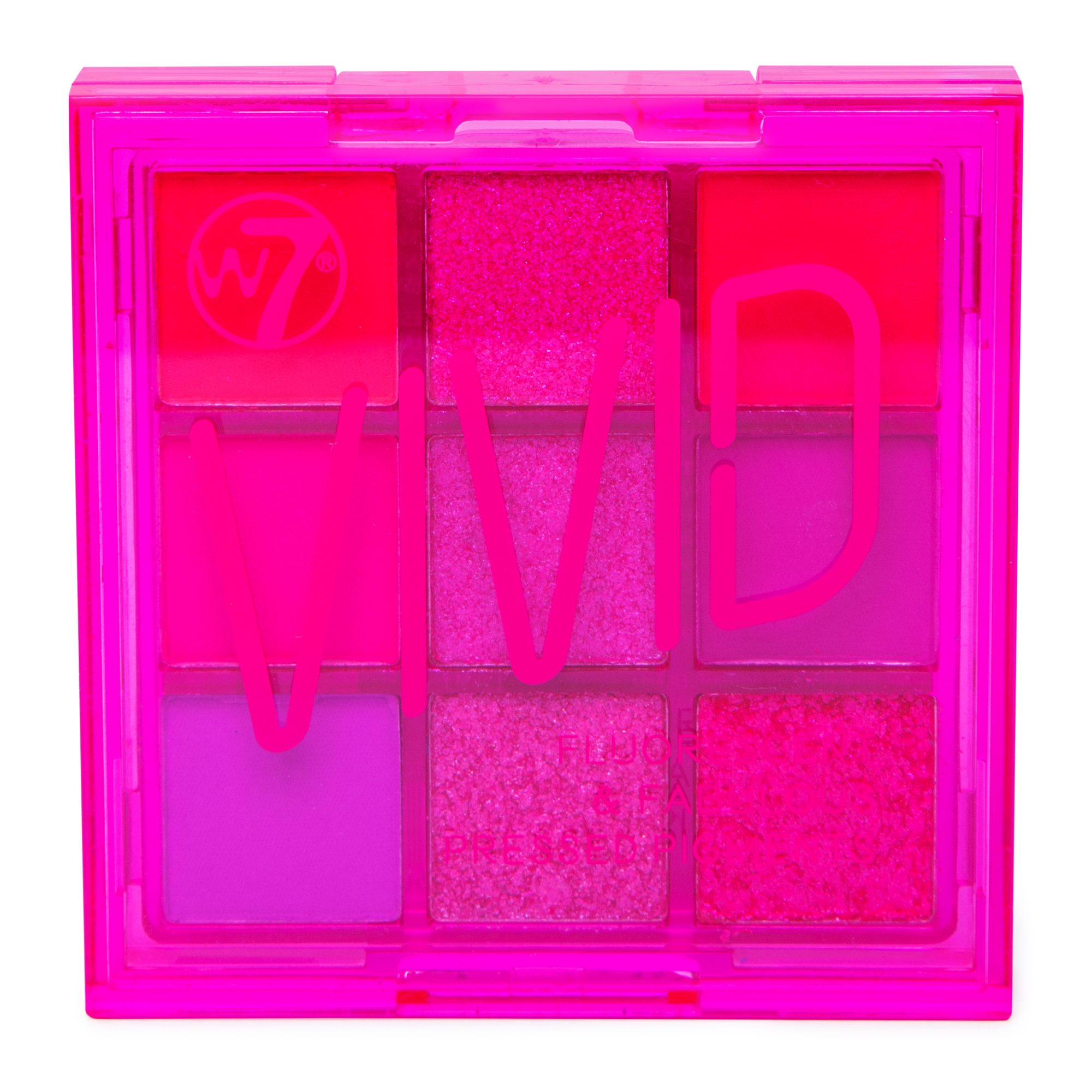 W7® Vivid Pink Eyeshadow Palette