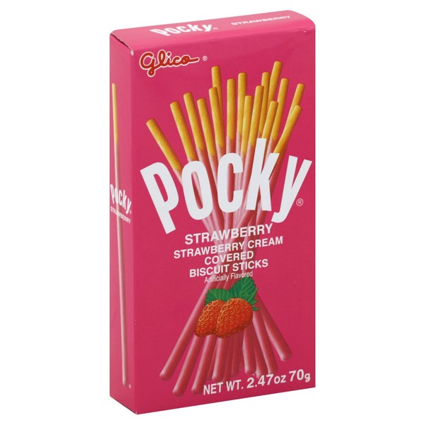 Pocky® Strawberry Cream Biscuit Sticks 2.47oz
