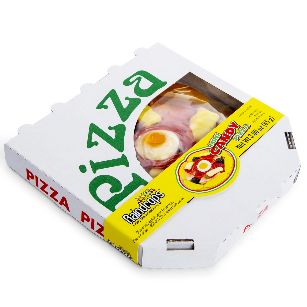 Raindrops® Mini Gummi Candy Pizza 3oz
