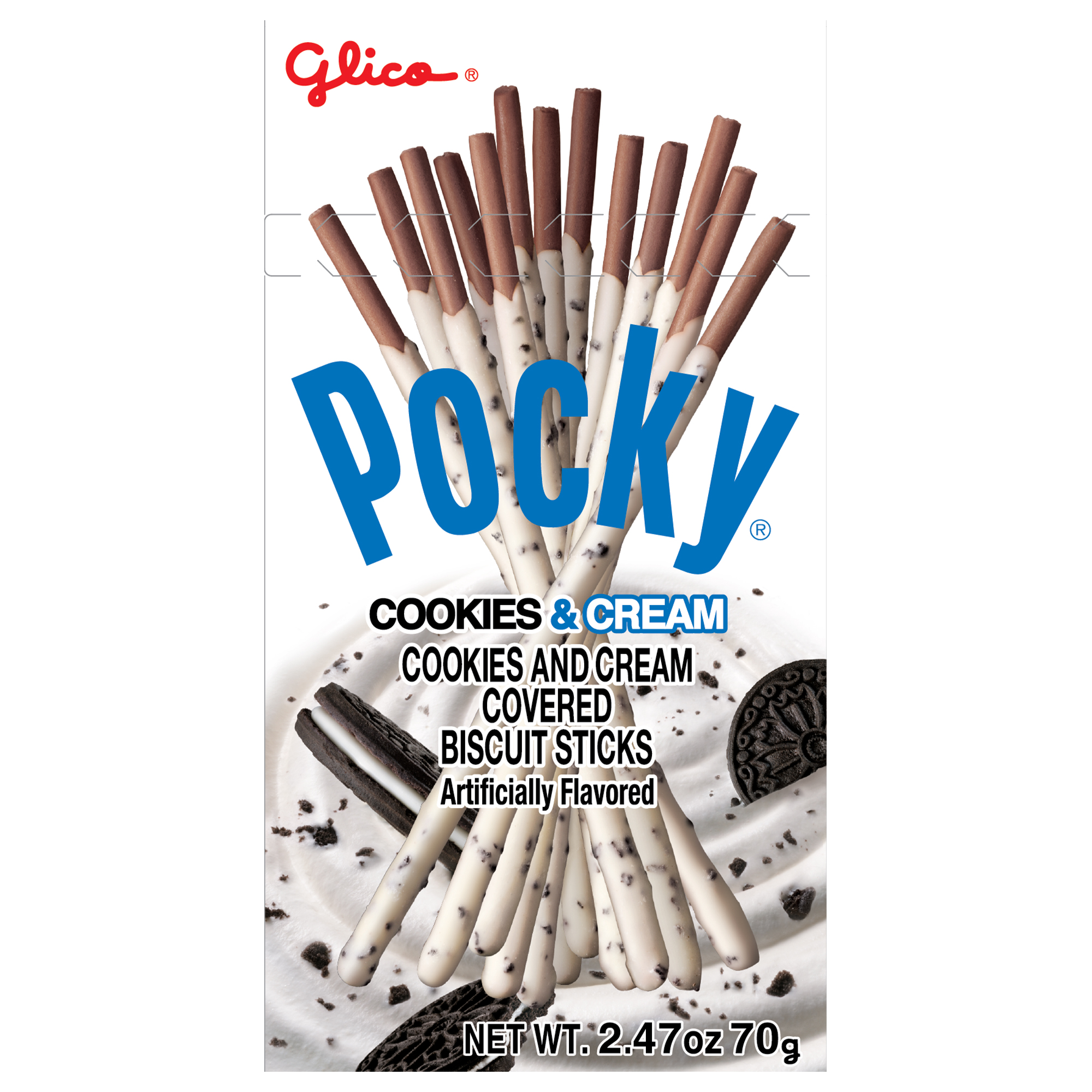 Pocky® Cookies & Cream Covered Biscuit Sticks 2.47oz