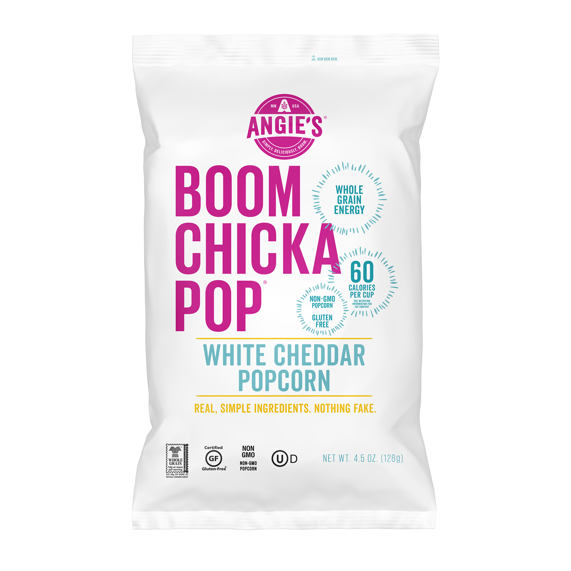 Angie's Boom Chicka Pop® White Cheddar Popcorn 4.5oz Bag