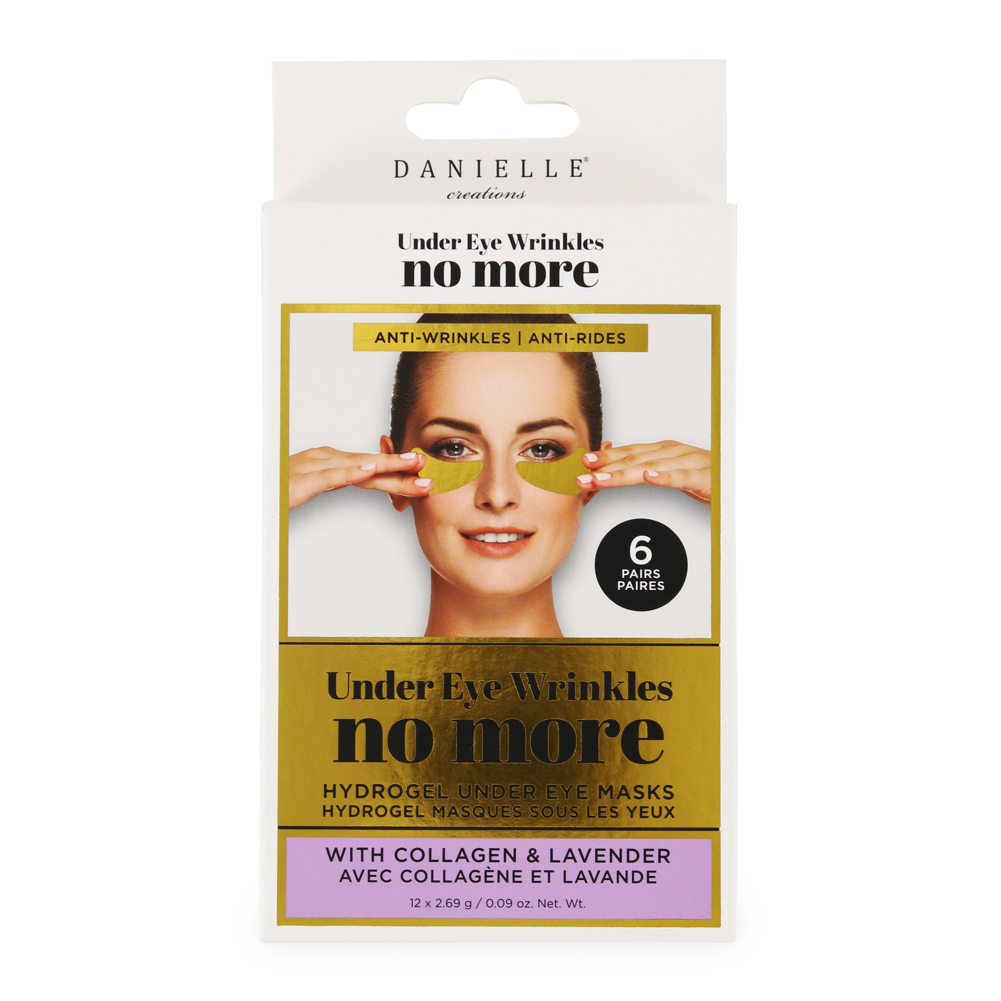Danielle® Under Eye Wrinkles No More Hydrogel Eye Masks, 6-Pairs