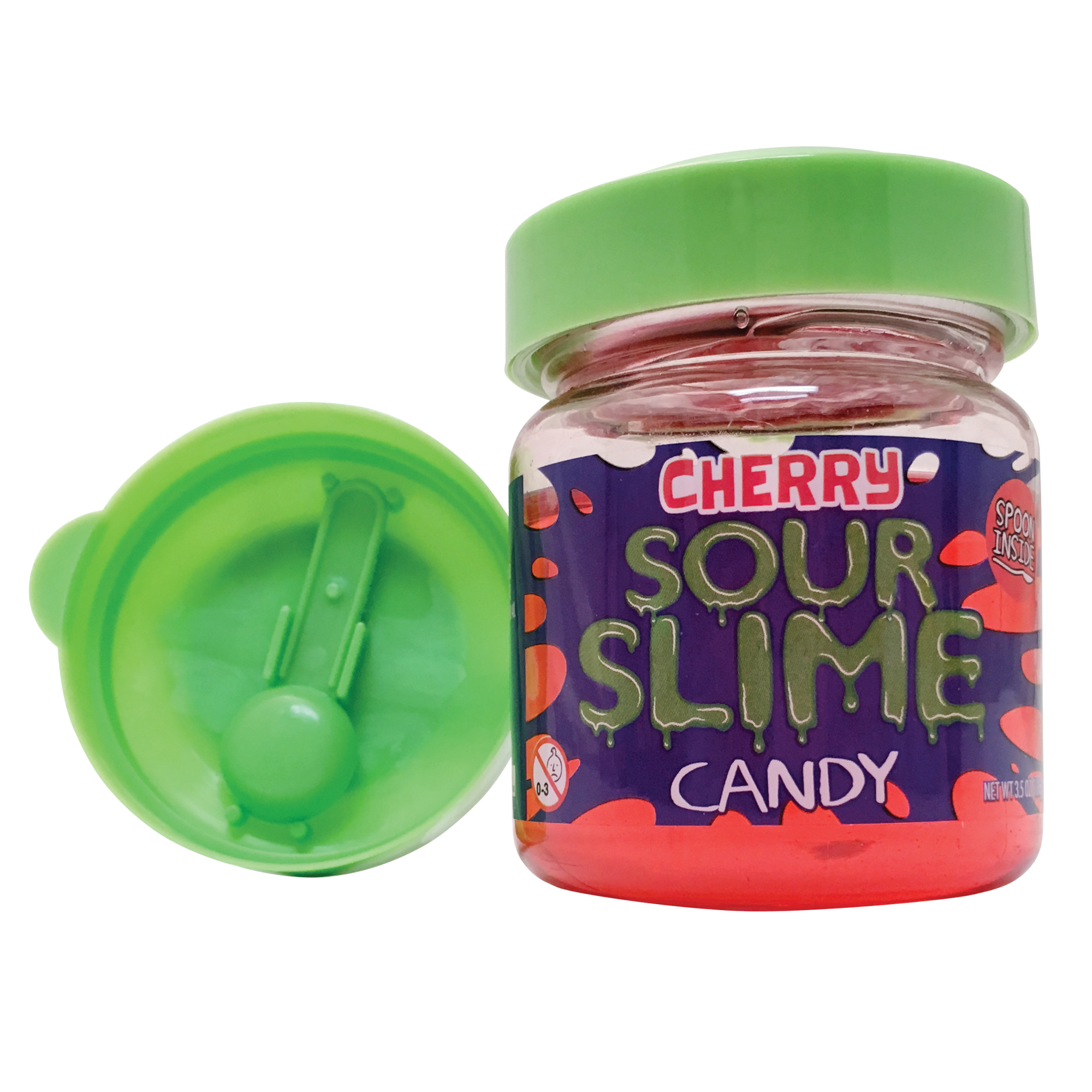 Cherry Sour Slime Candy 3.5oz