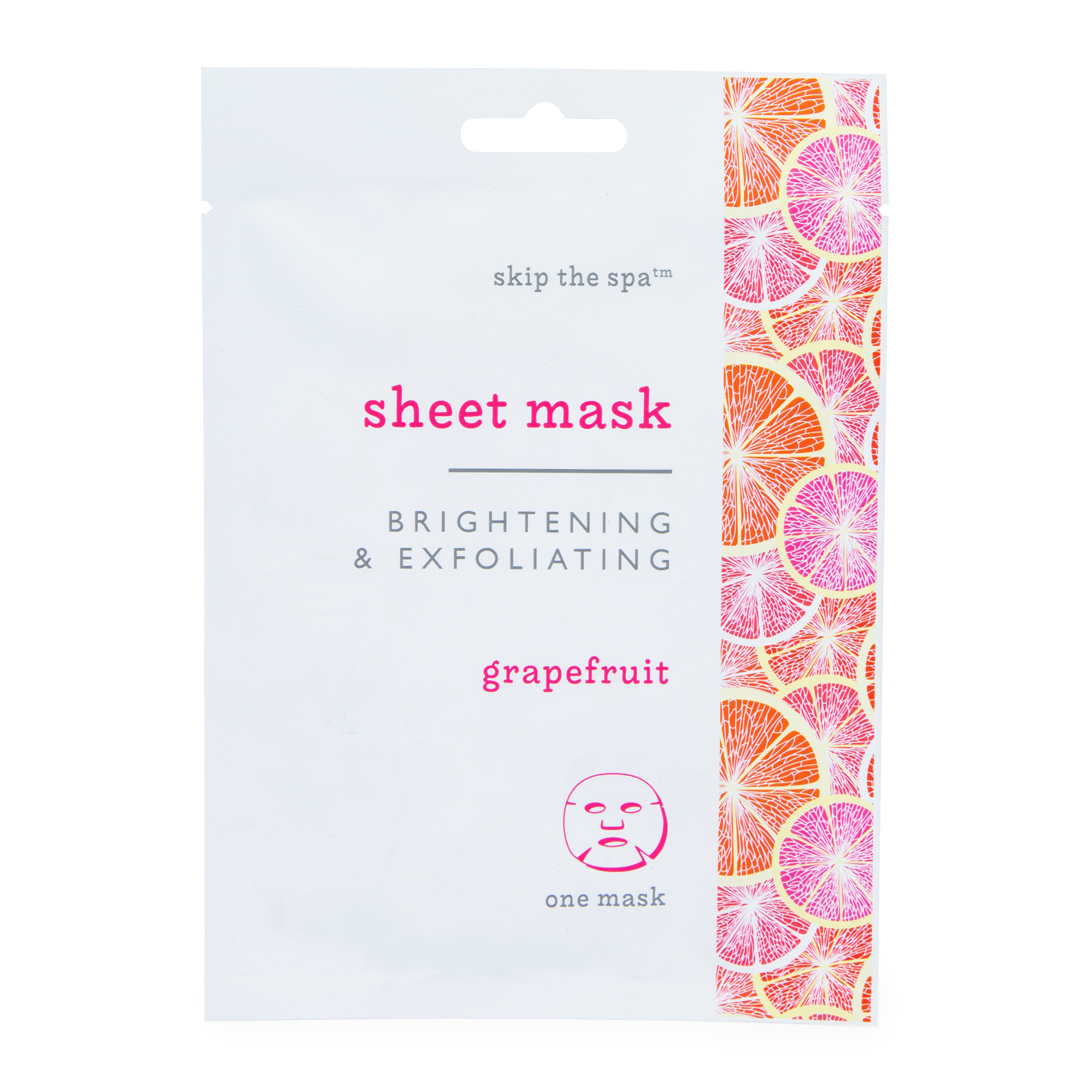 Skip The Spa™ Brightening & Exfoliating Sheet Face Mask