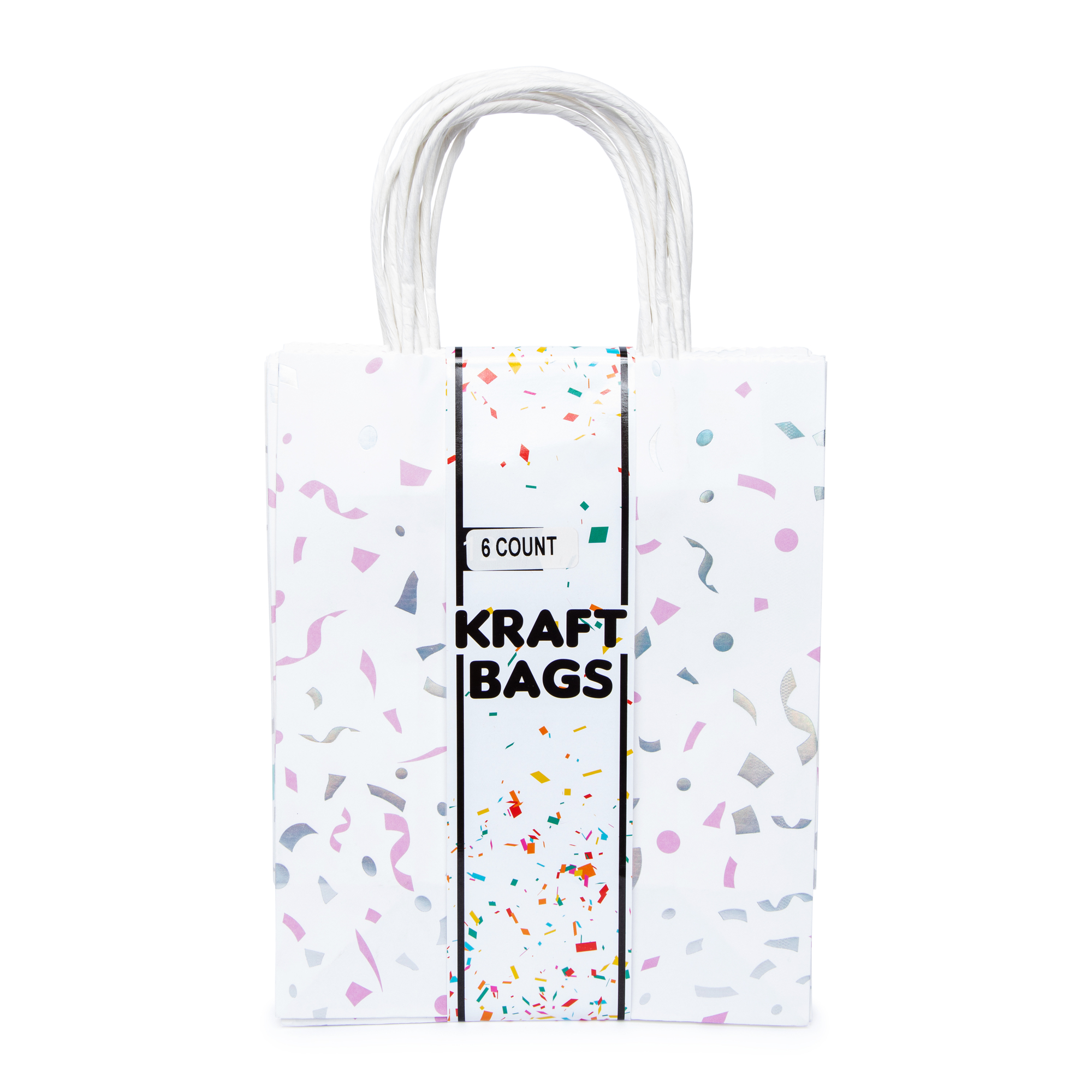 Medium Kraft Bags 6-Count - Multicolor