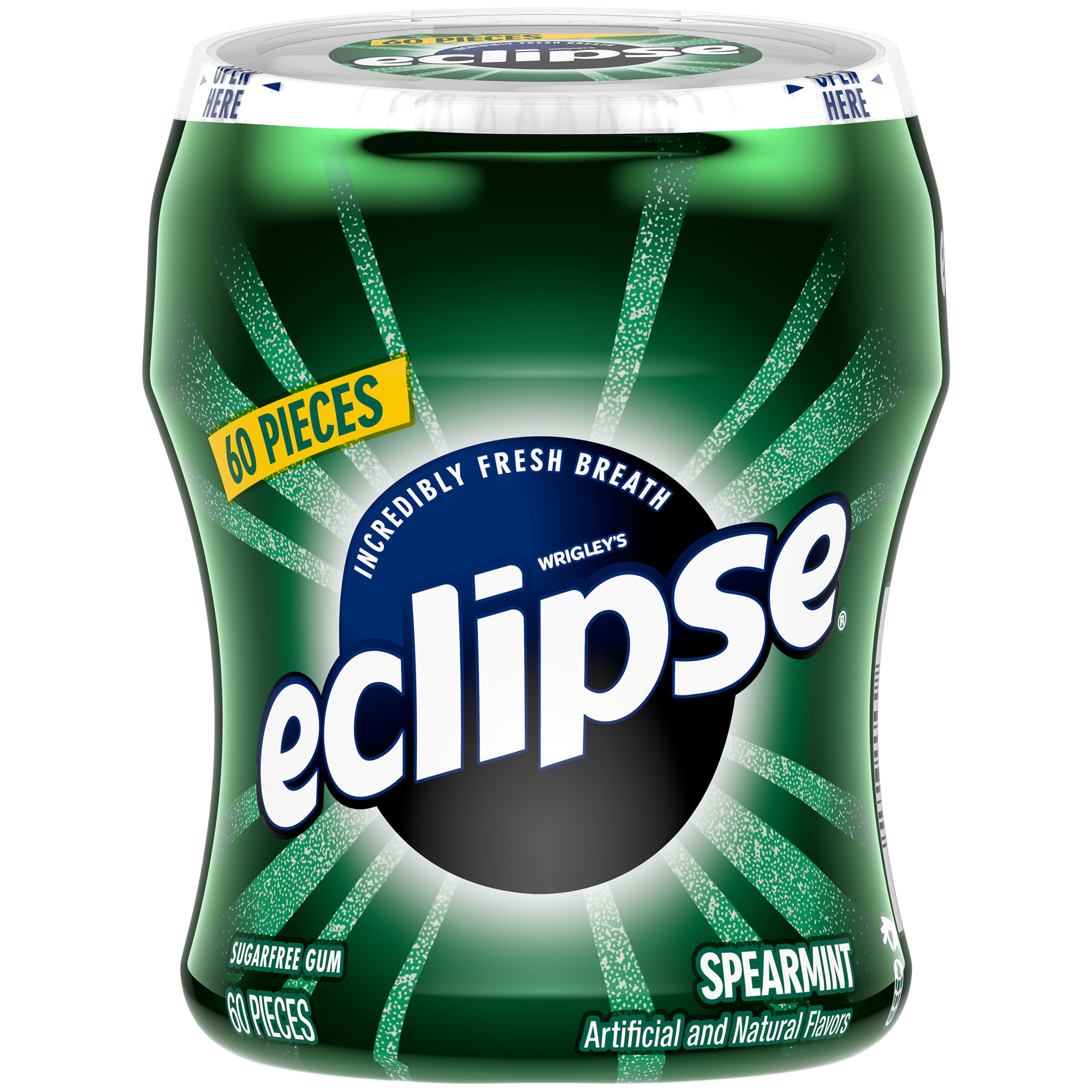 Eclipse® Spearmint Sugar-Free Gum - 60 Pieces