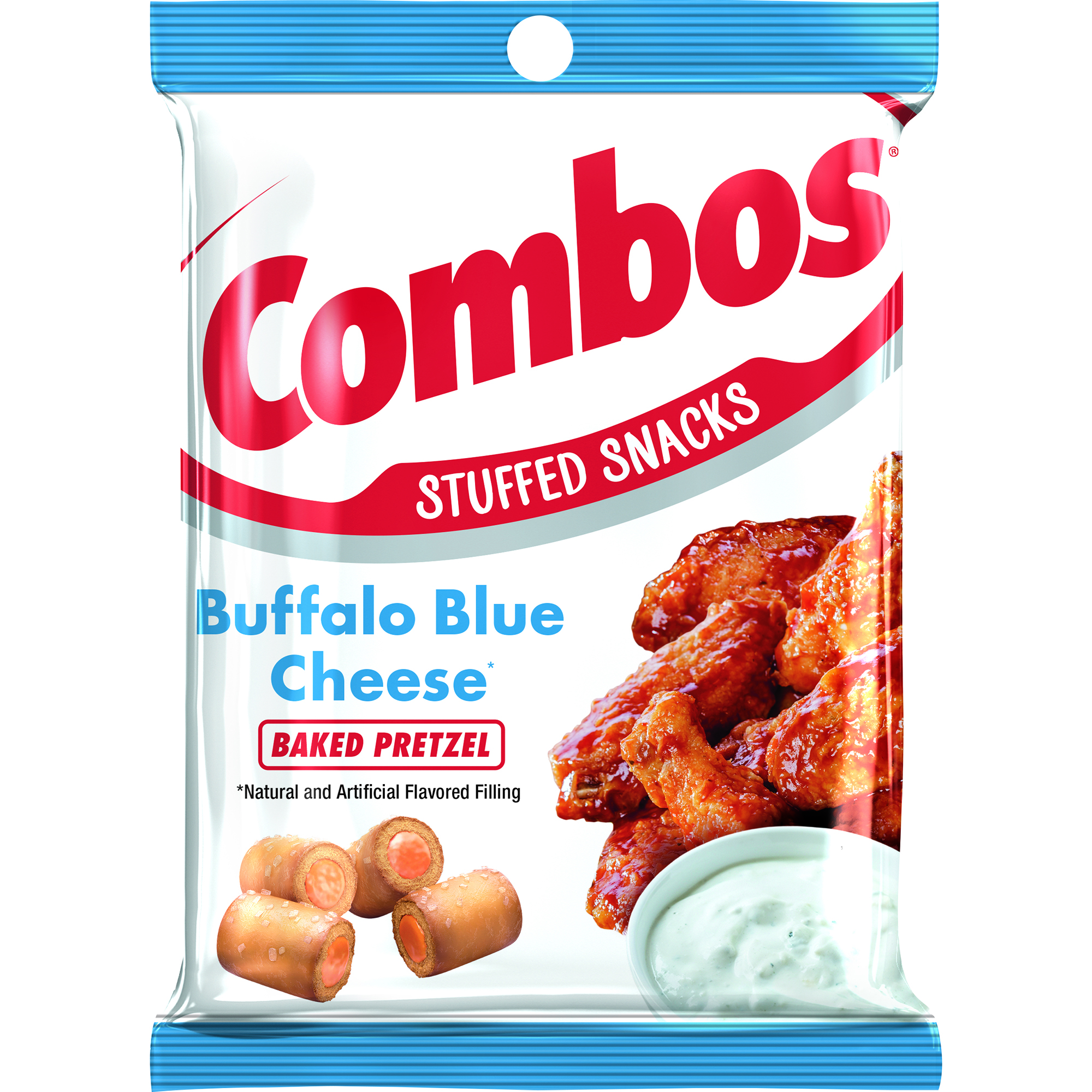 Combos® Buffalo Blue Cheese Baked Pretzel Stuffed Snacks 6.3oz