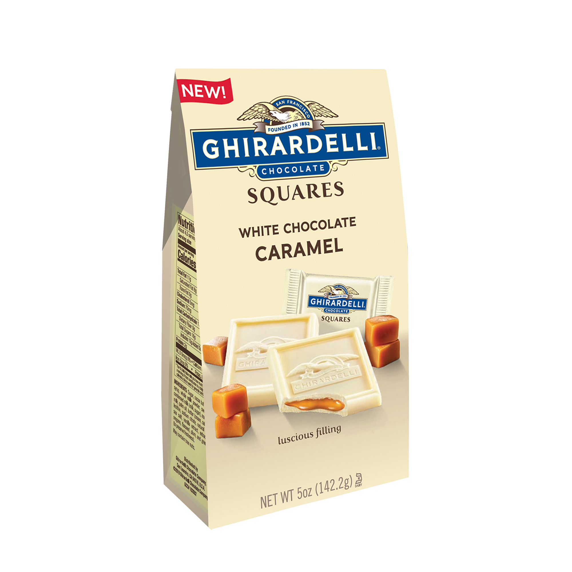 Ghiradelli® White Chocolate Caramel Squares 5oz