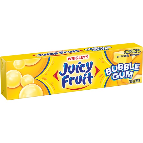Juicy Fruit® Original Bubble Gum - 5 Pieces
